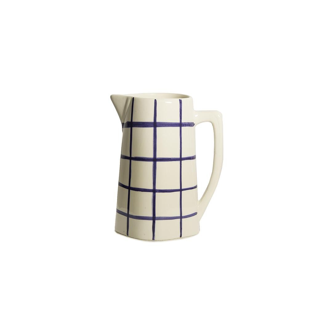 Tall Ceramic Jar (Blue)