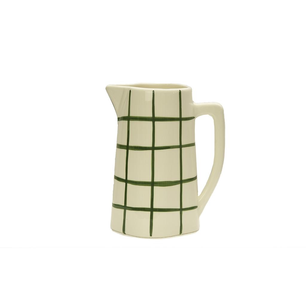 Tall Ceramic Jar (Green)