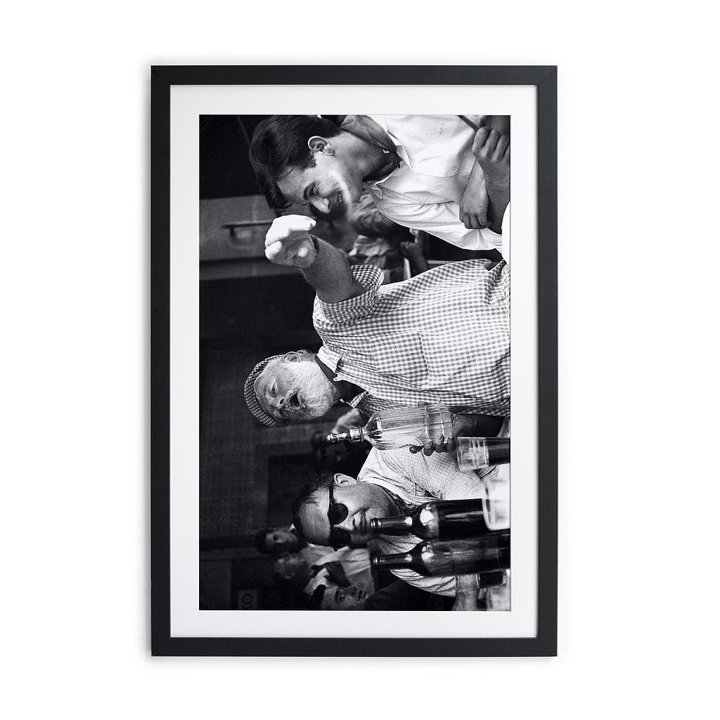 Cuadro Moldura Negra 40x30 (Hemingway)