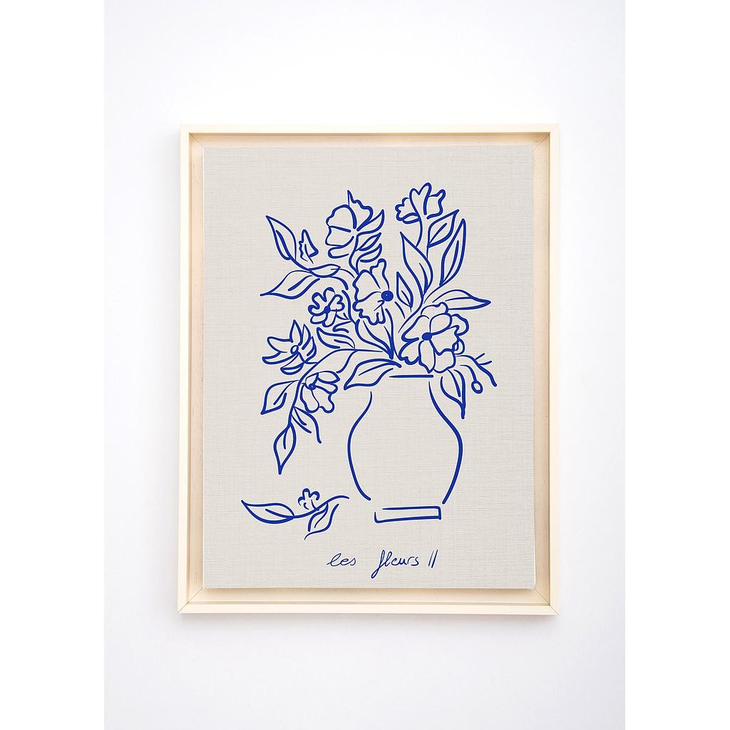 Floating Frame 60x40 (Les Fleurs 2)