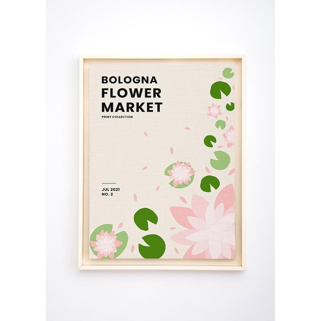 Floating Frame 60x40 (Flower Bologna)