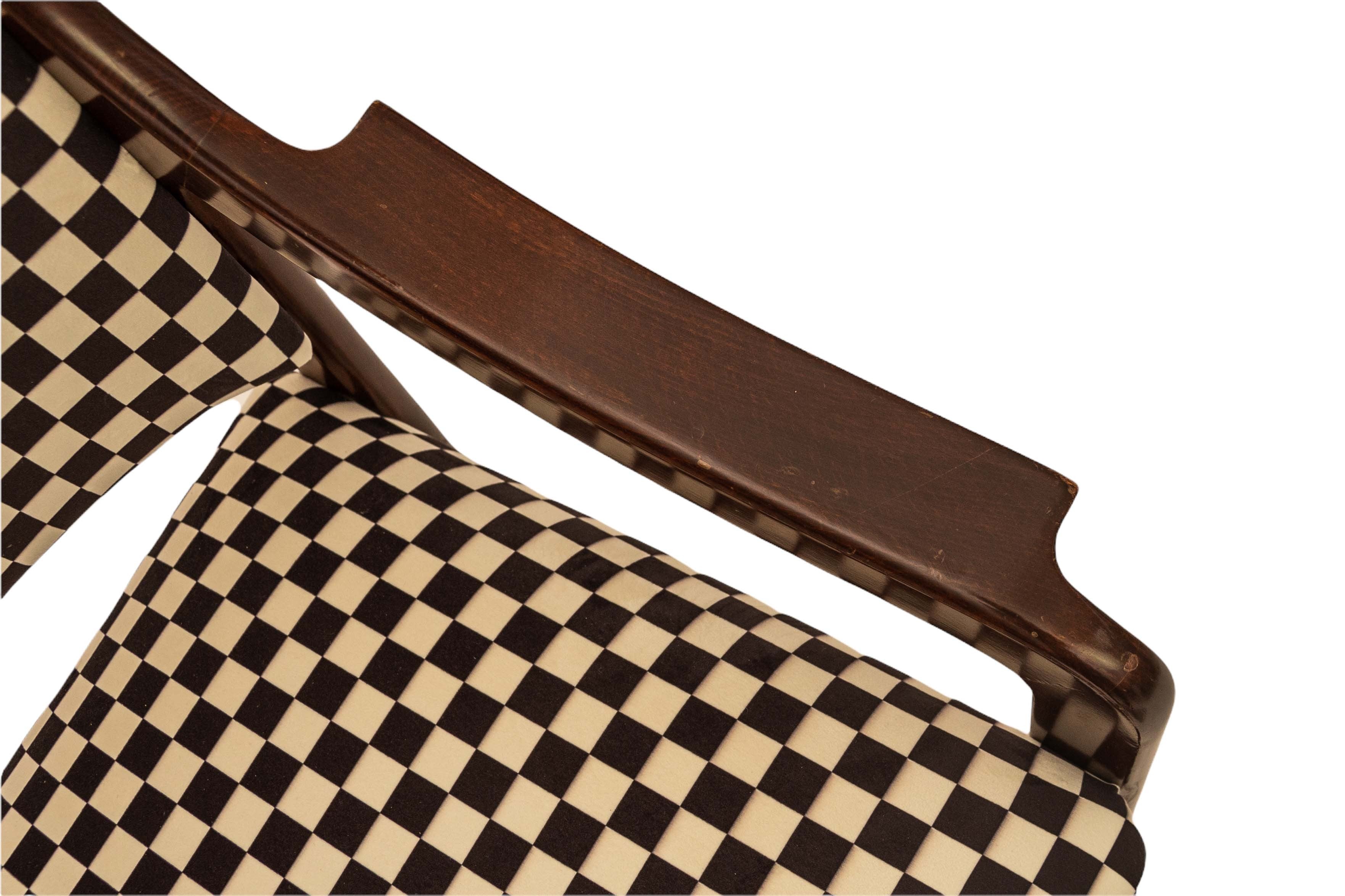 Silla años 70  Clasic Damero
