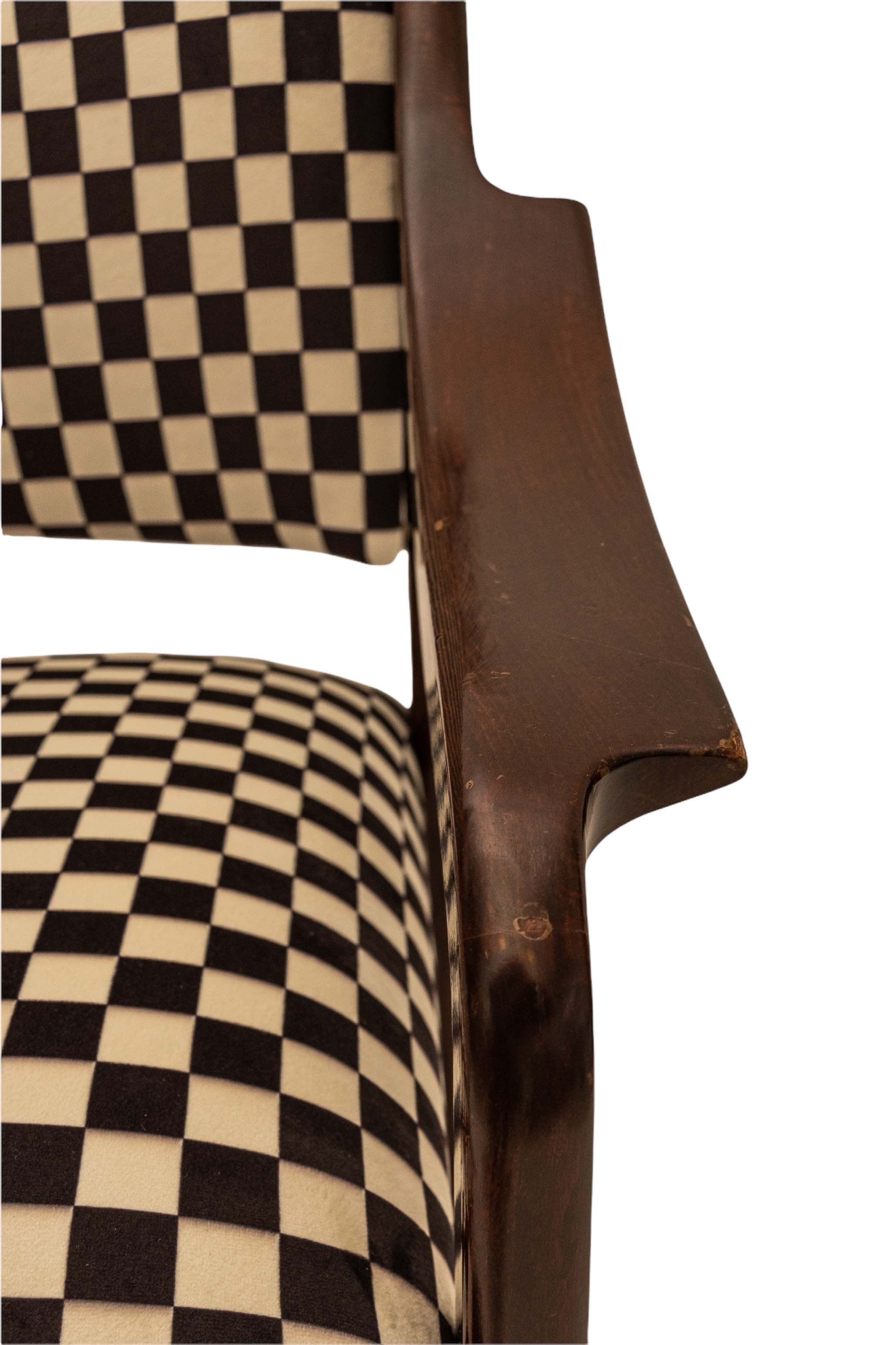 Silla años 70  Clasic Damero