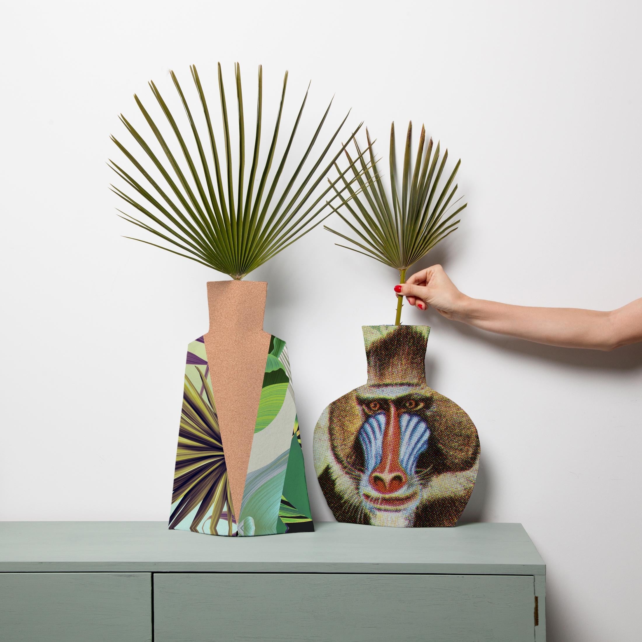 Flower Vases XL (Blue Monkey)