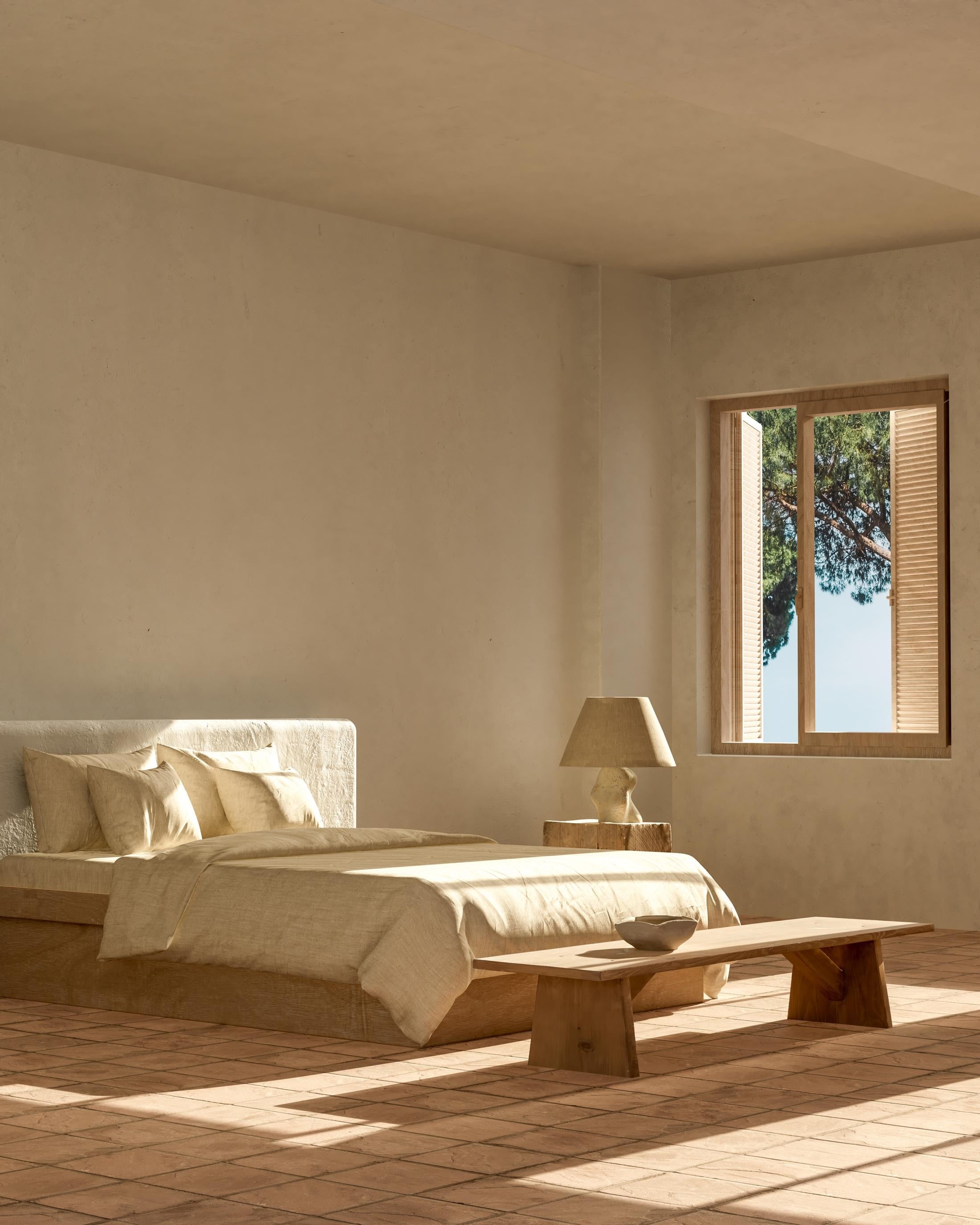 Funda Nordica Linen Wash 150x200 (Beige)