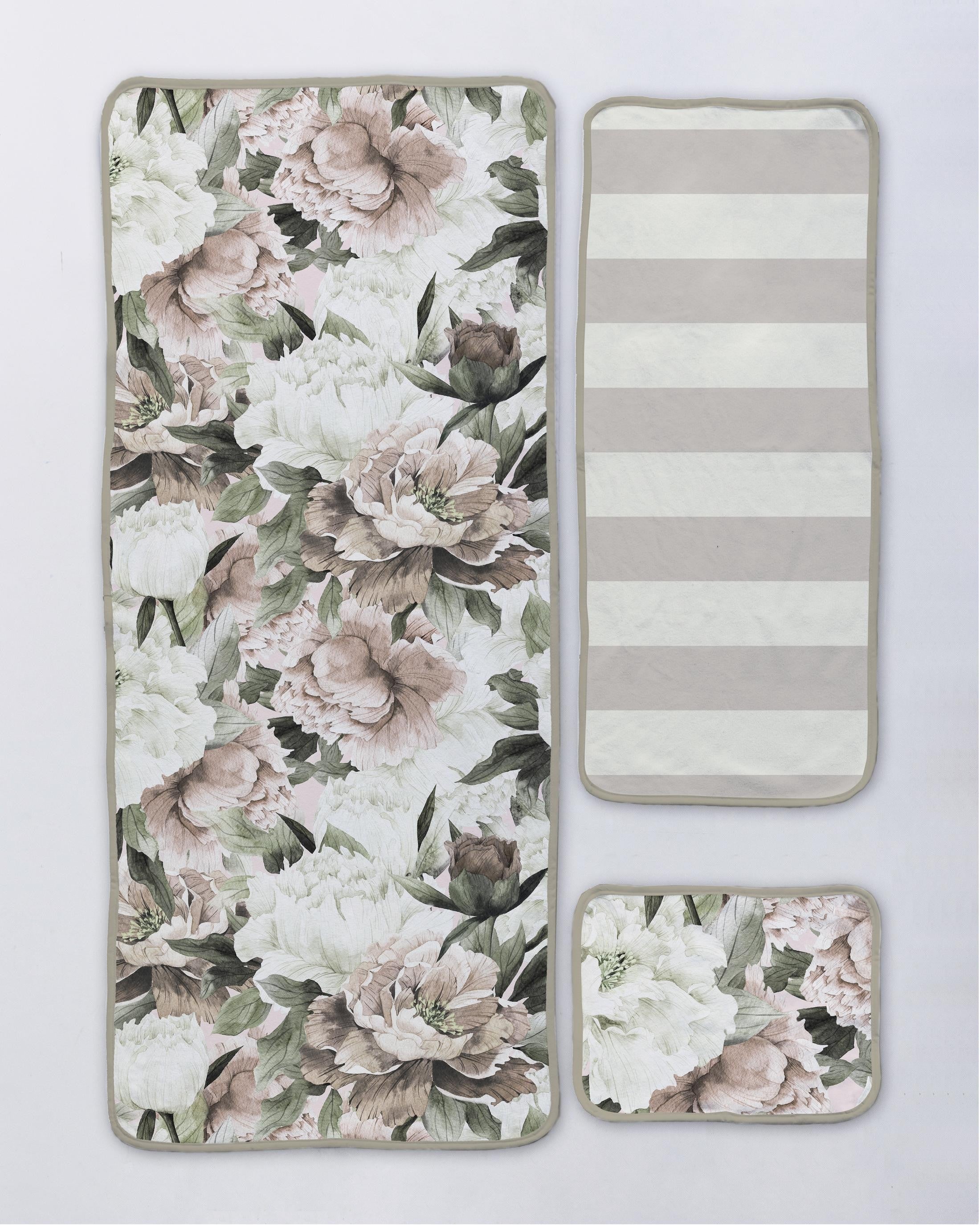 Toalla Hogar Rizo Plus (Beige Flowers)