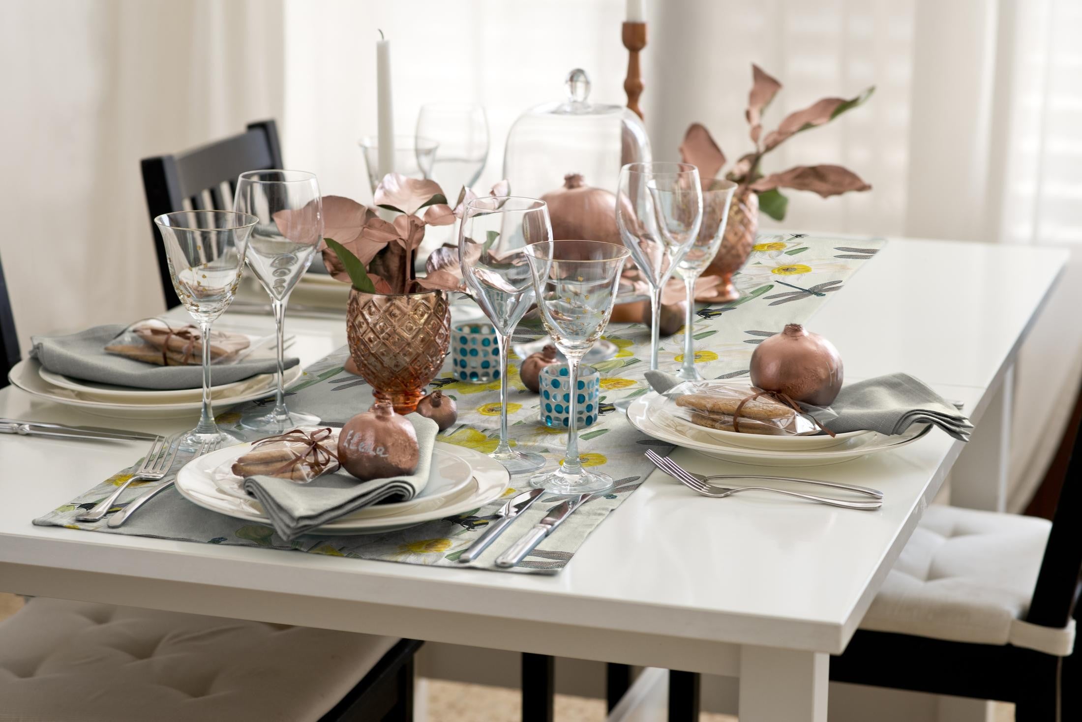 Set Caminos de Mesa (Yellow Garden)