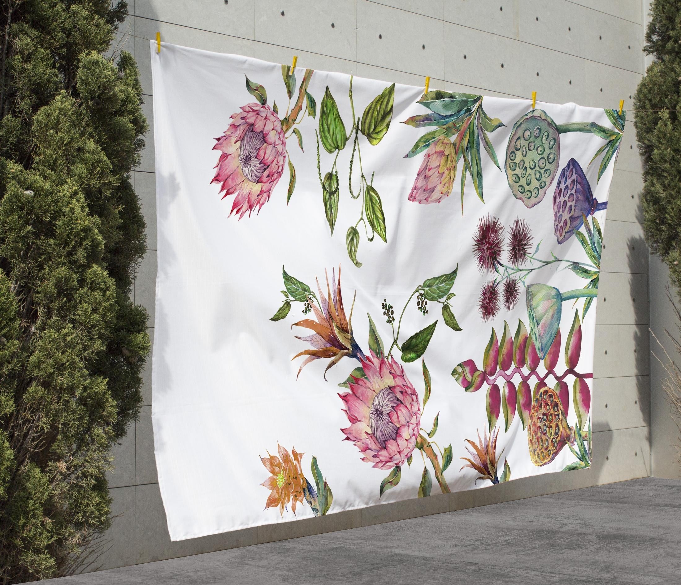 Manta Picnic (White Flores Salvajes)