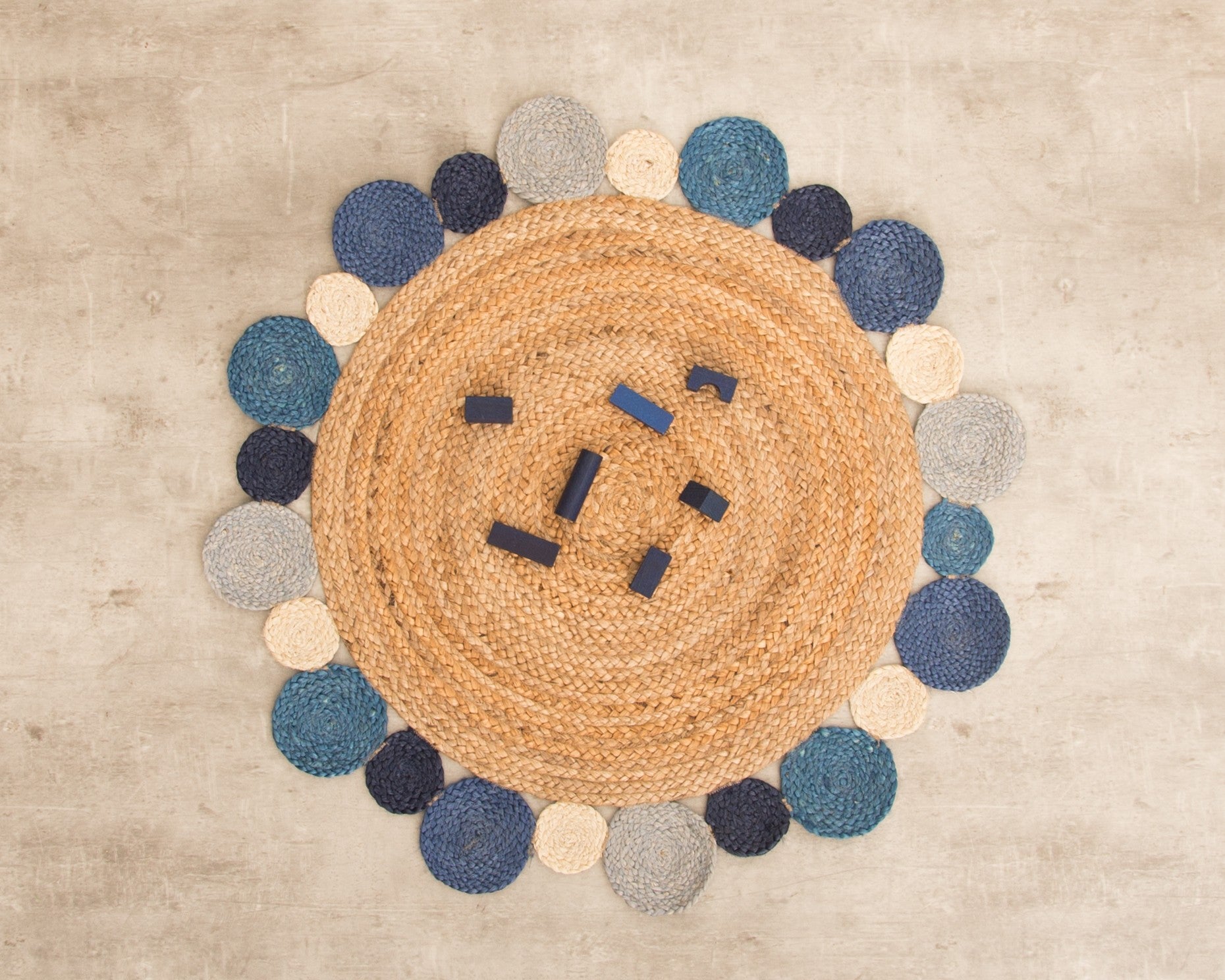 Crown Rug 90 (Blue)