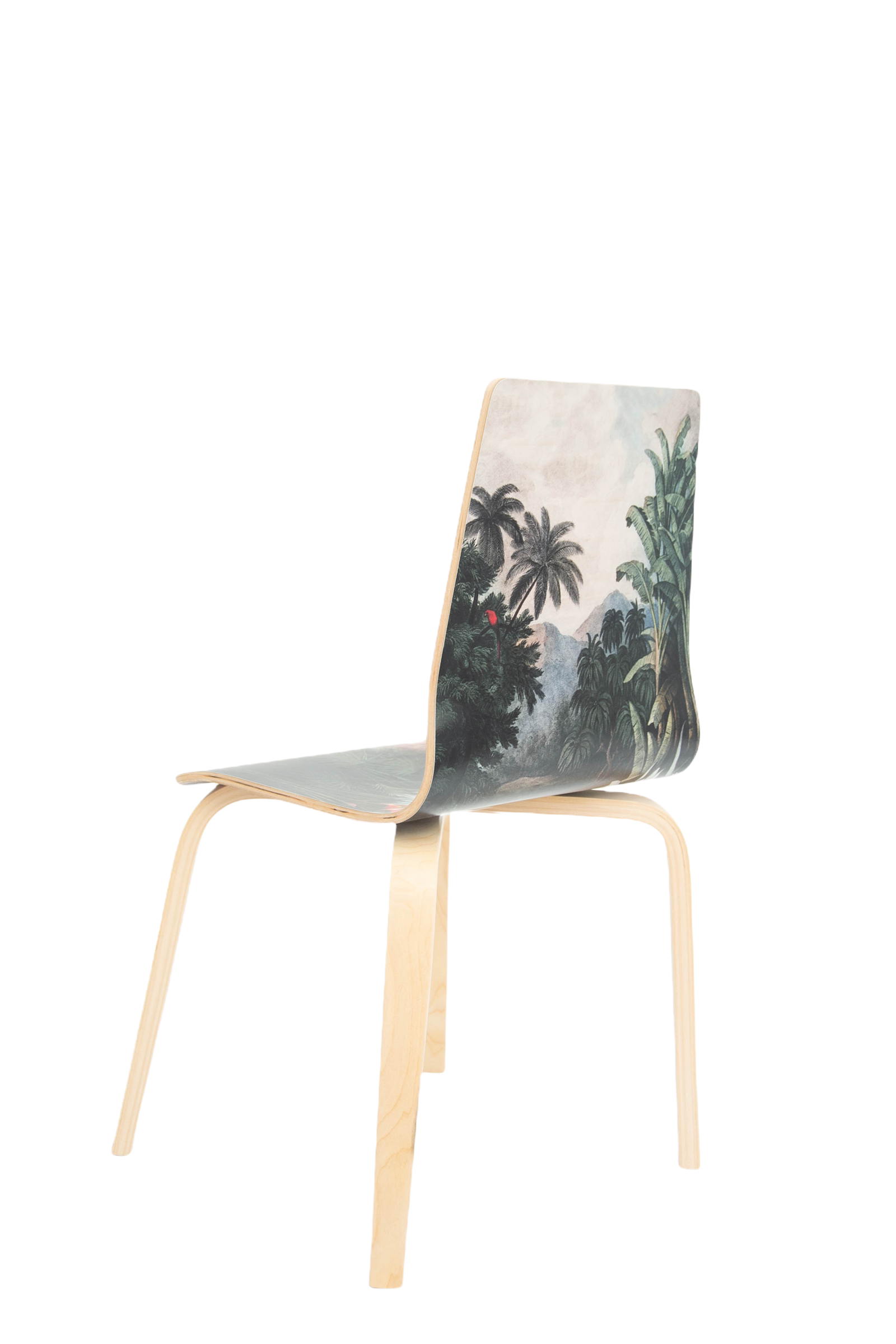 Curved Chair (Tropical Jungle)
