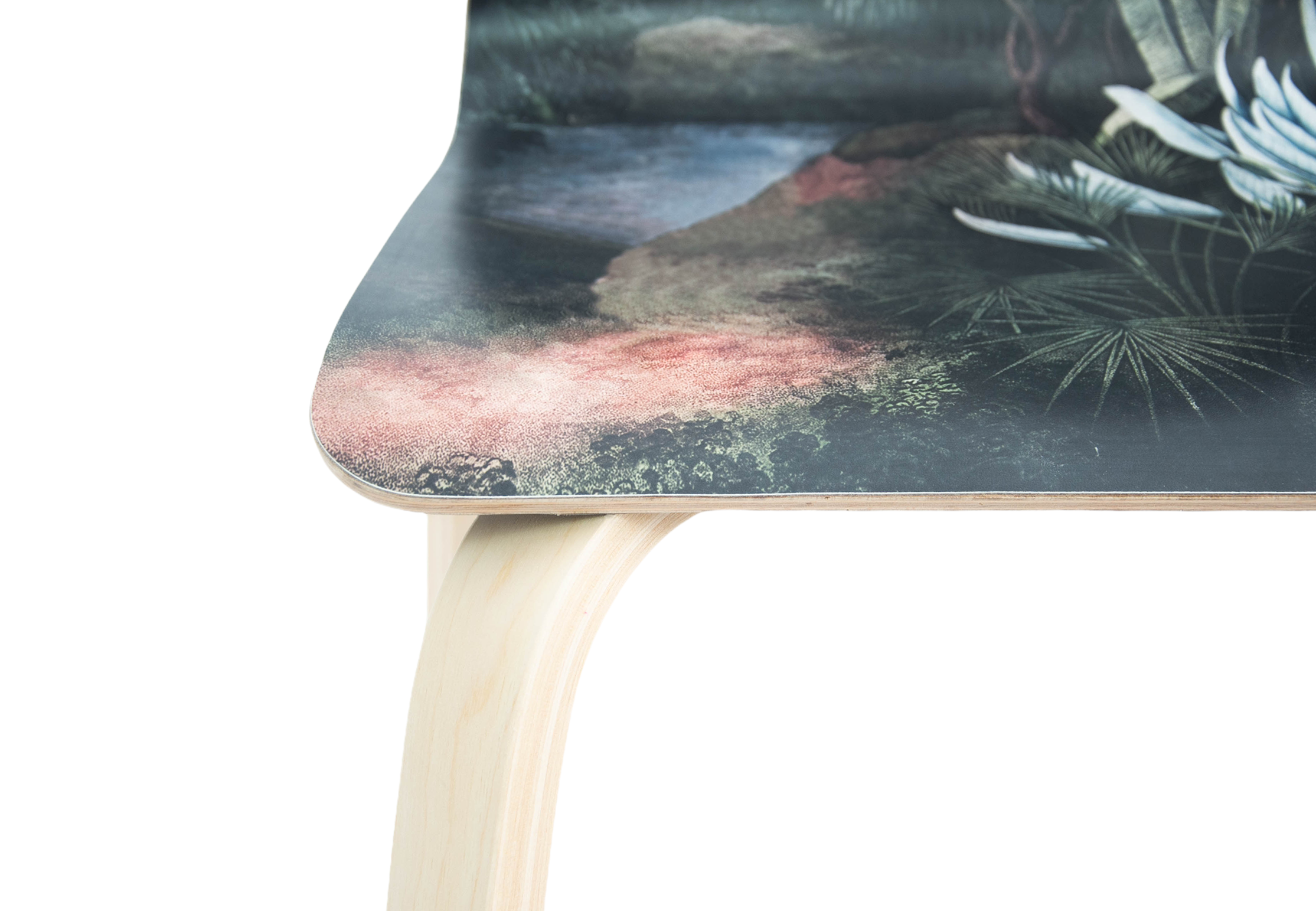 Curved Chair (Tropical Jungle)
