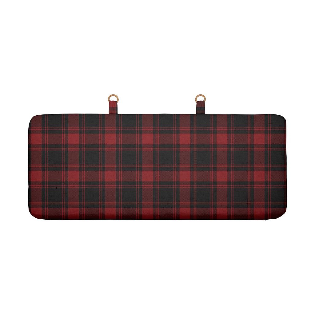 Velvet Fabric Headboard (Red Tartan)