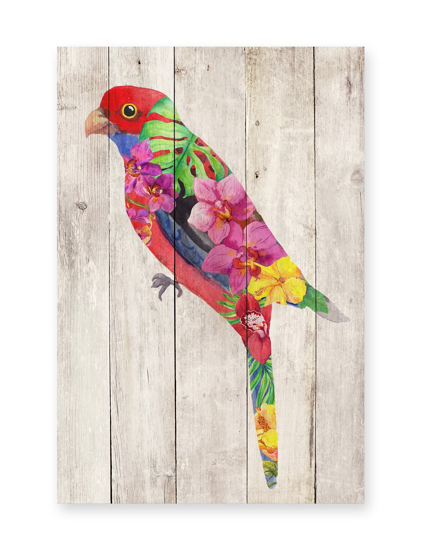 Tabla 60x40 (Flowers Parrot)
