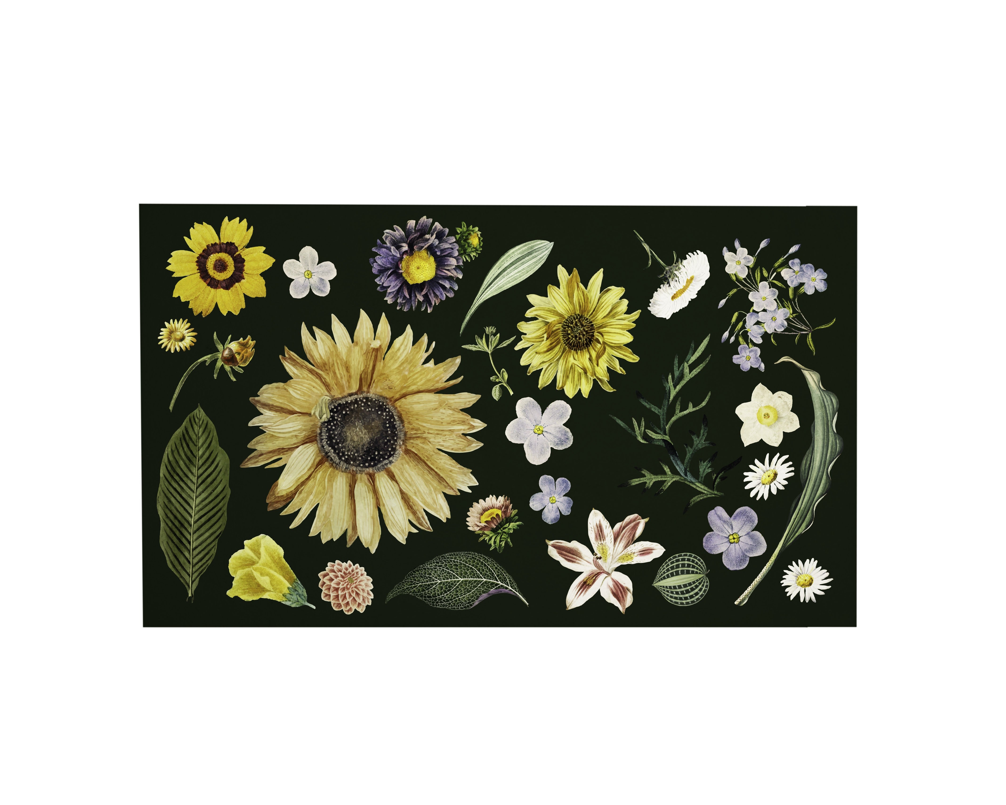 Door Mat (Watercolor Flowers)