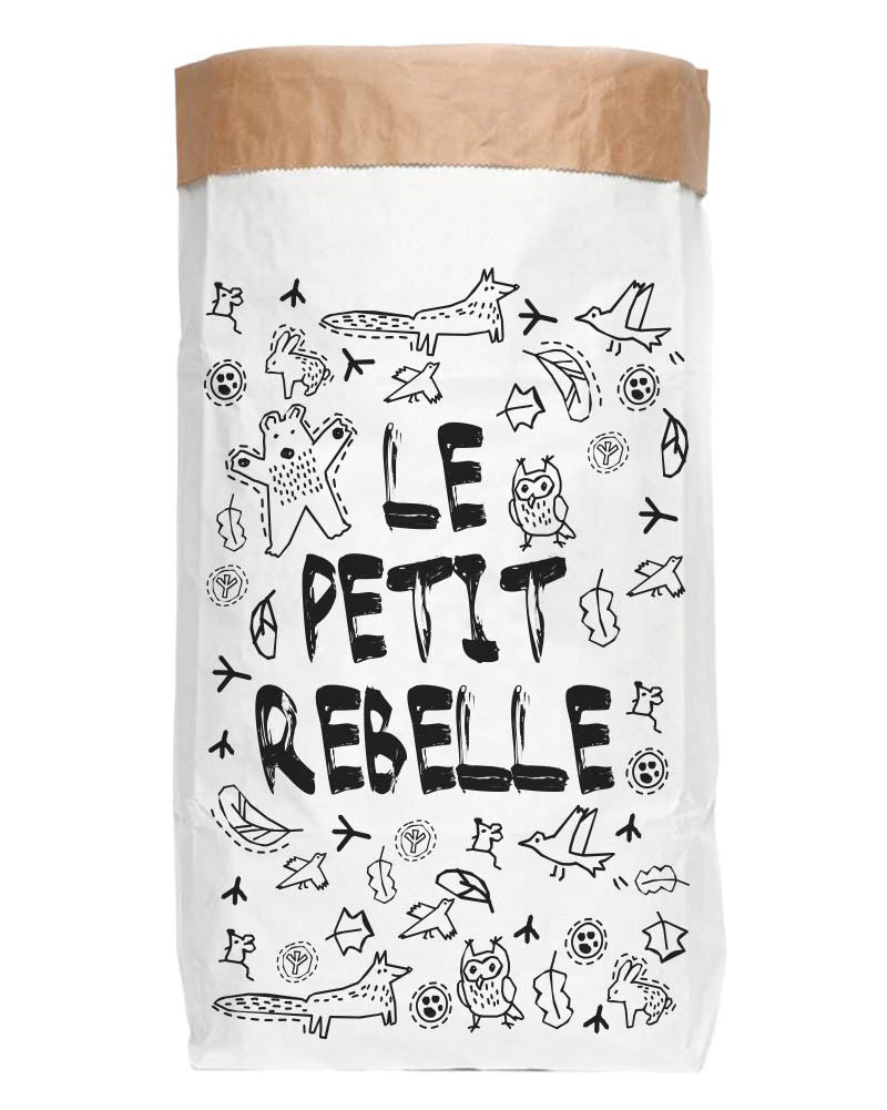 Saco de papel 1 color (Le Petite Rebelle)