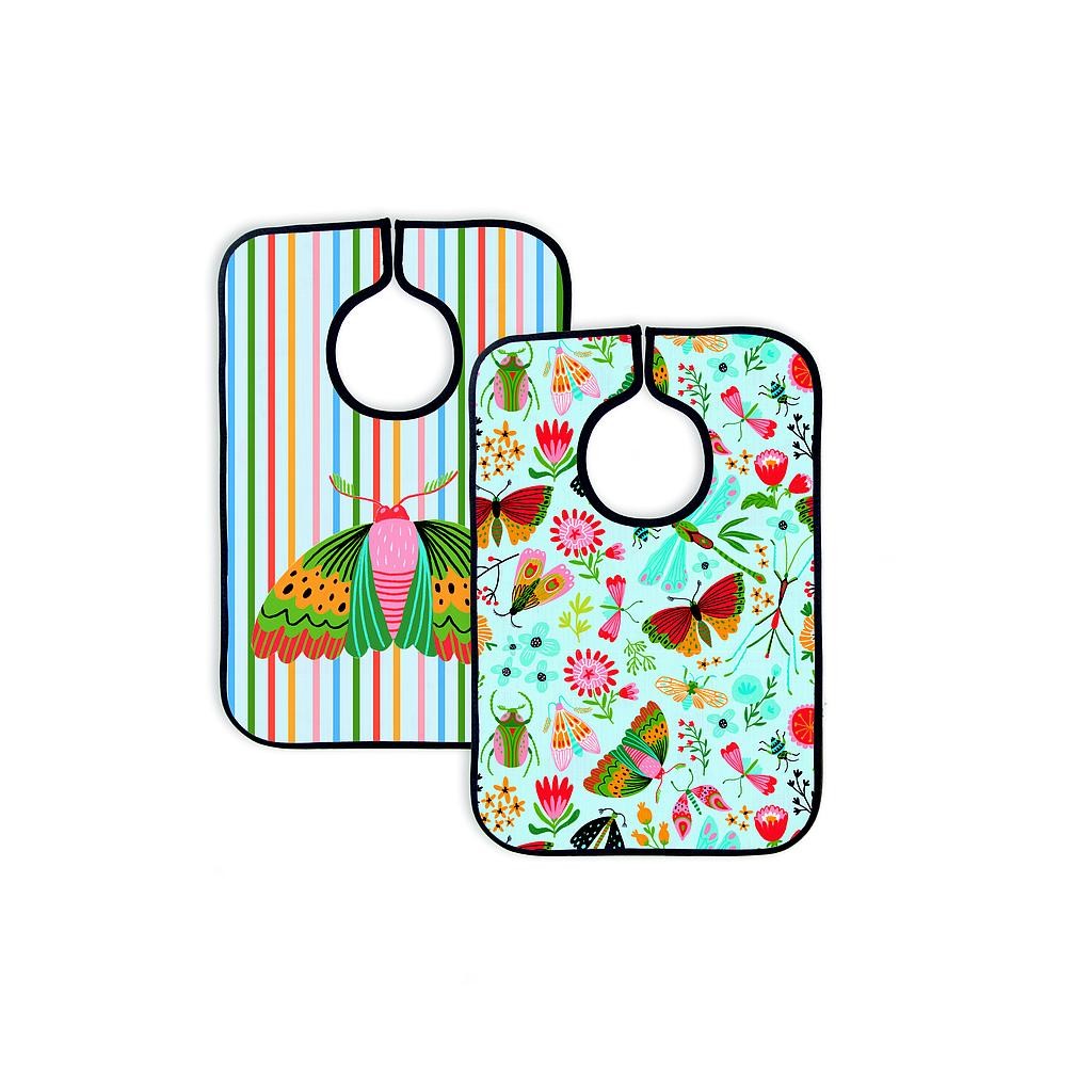 Set 2 Baberos (Butterflies)