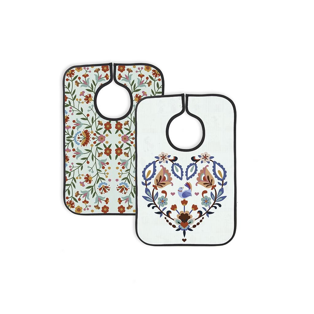 Set 2 Baberos (Mexican Flowers)