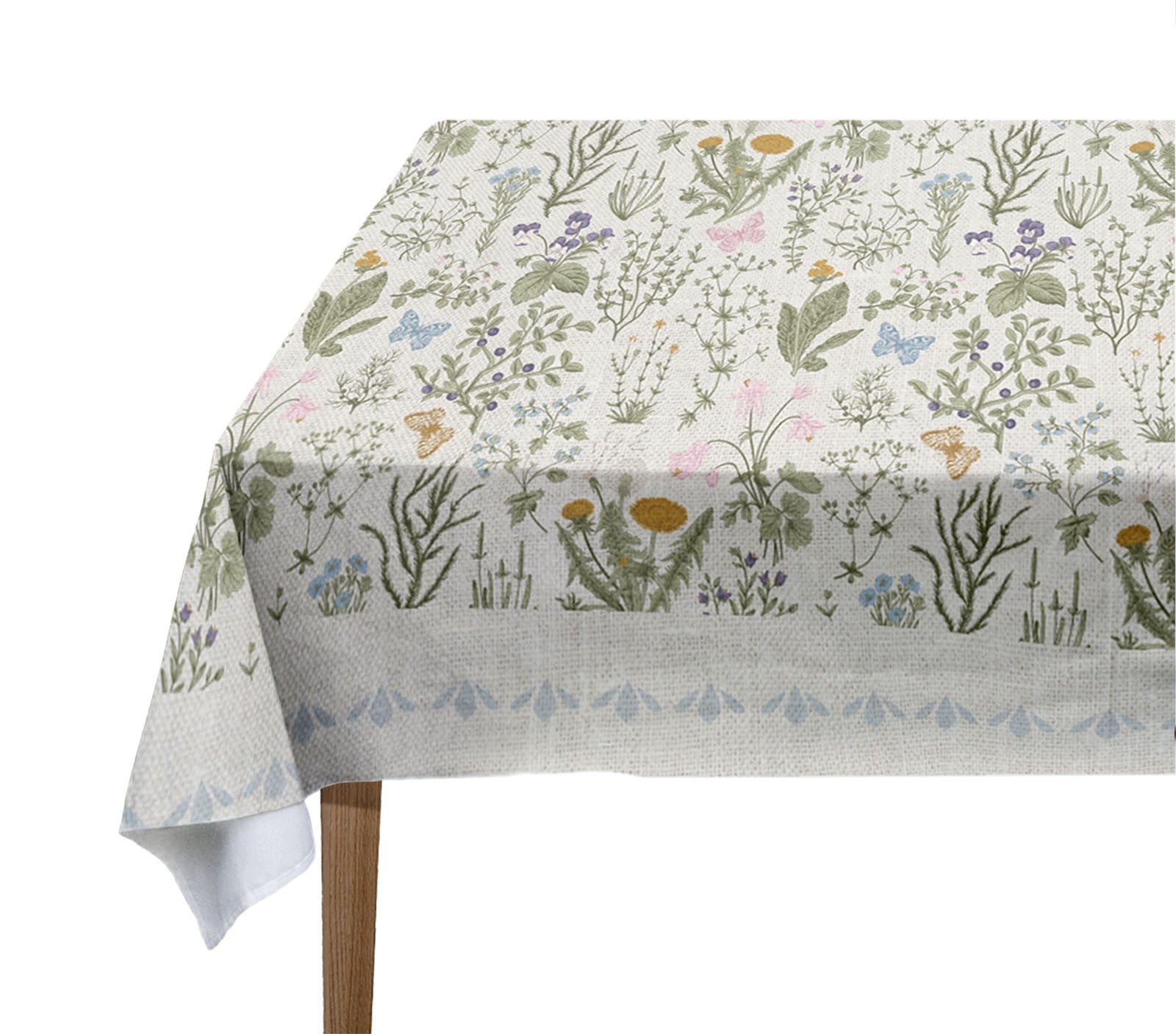 Mantel de lino 140x250 (Botanic Herbs)