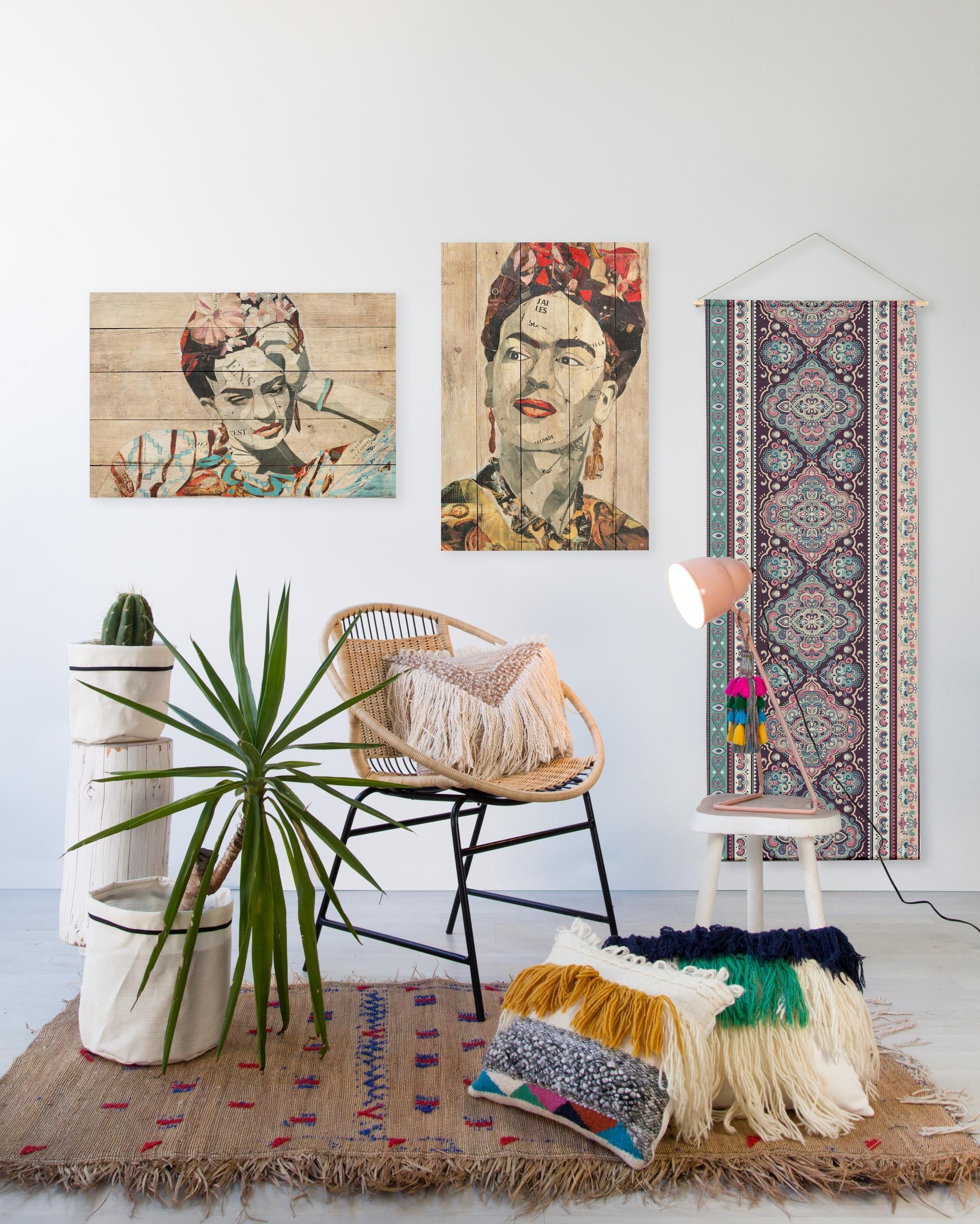 Tabla 60x40 (Collage of Frida)