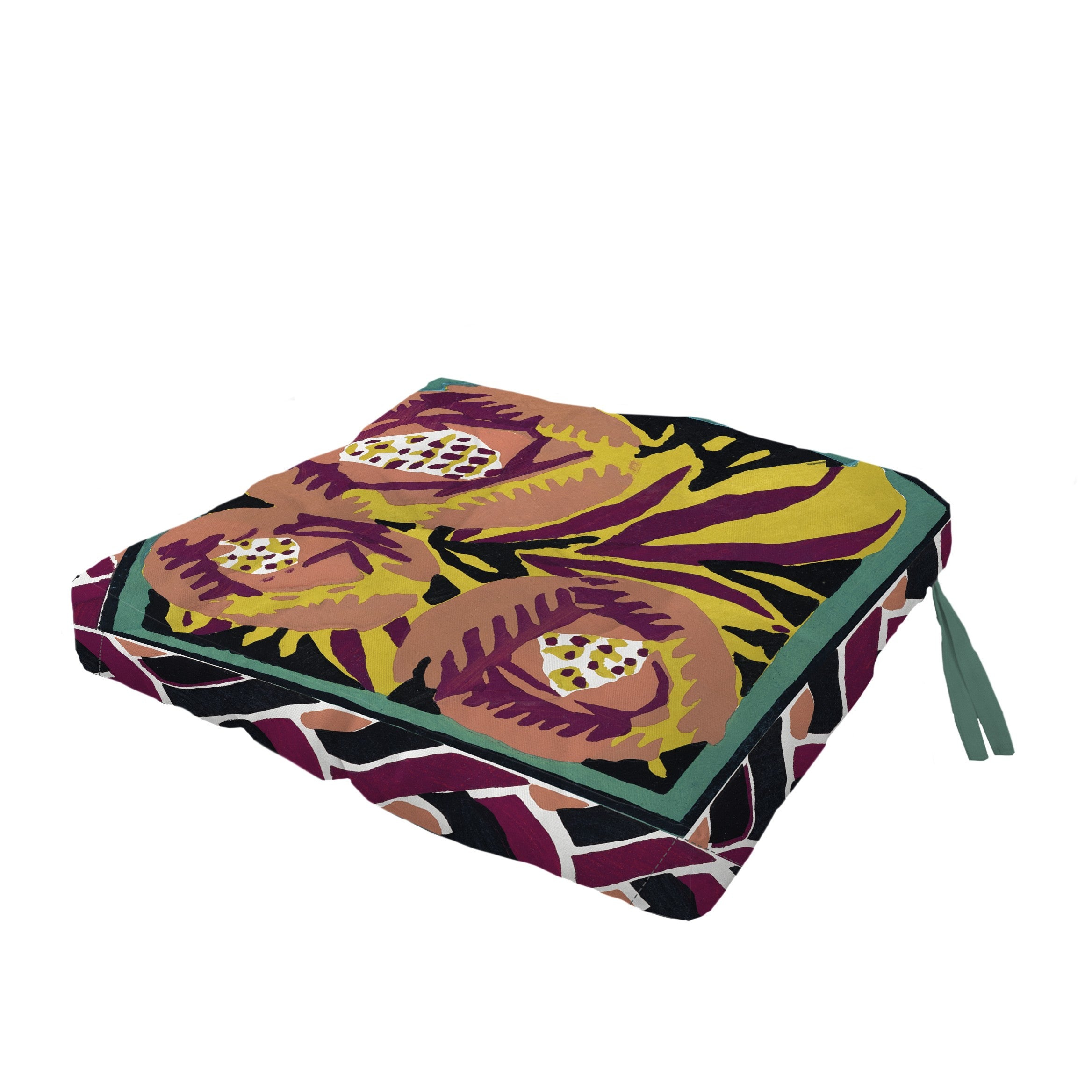 Cojin Asiento 45x45 (Flowers Draw)