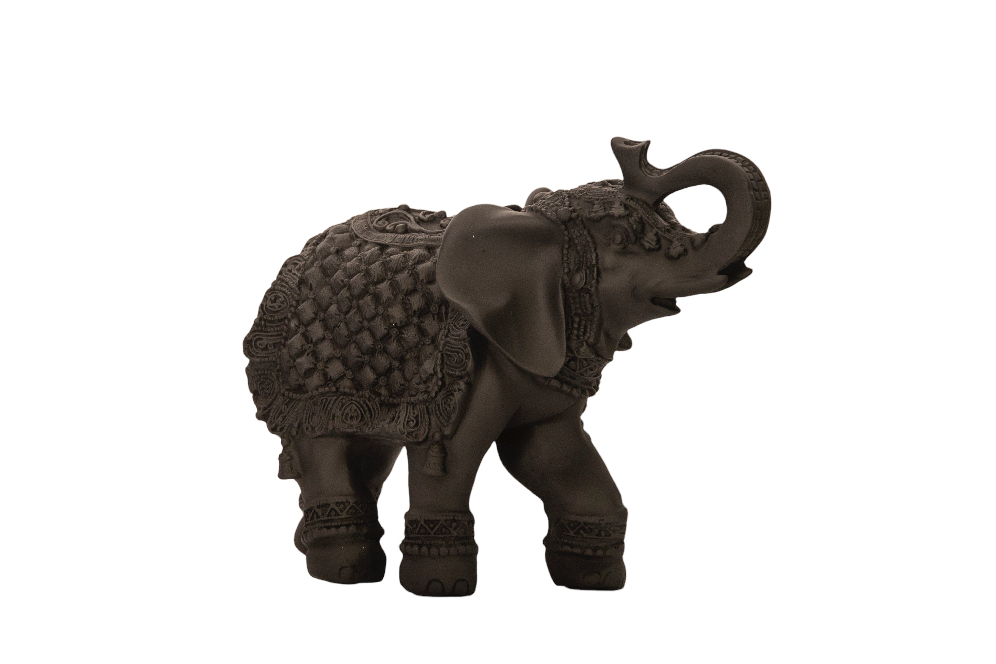 Elephant Book End (Negro)