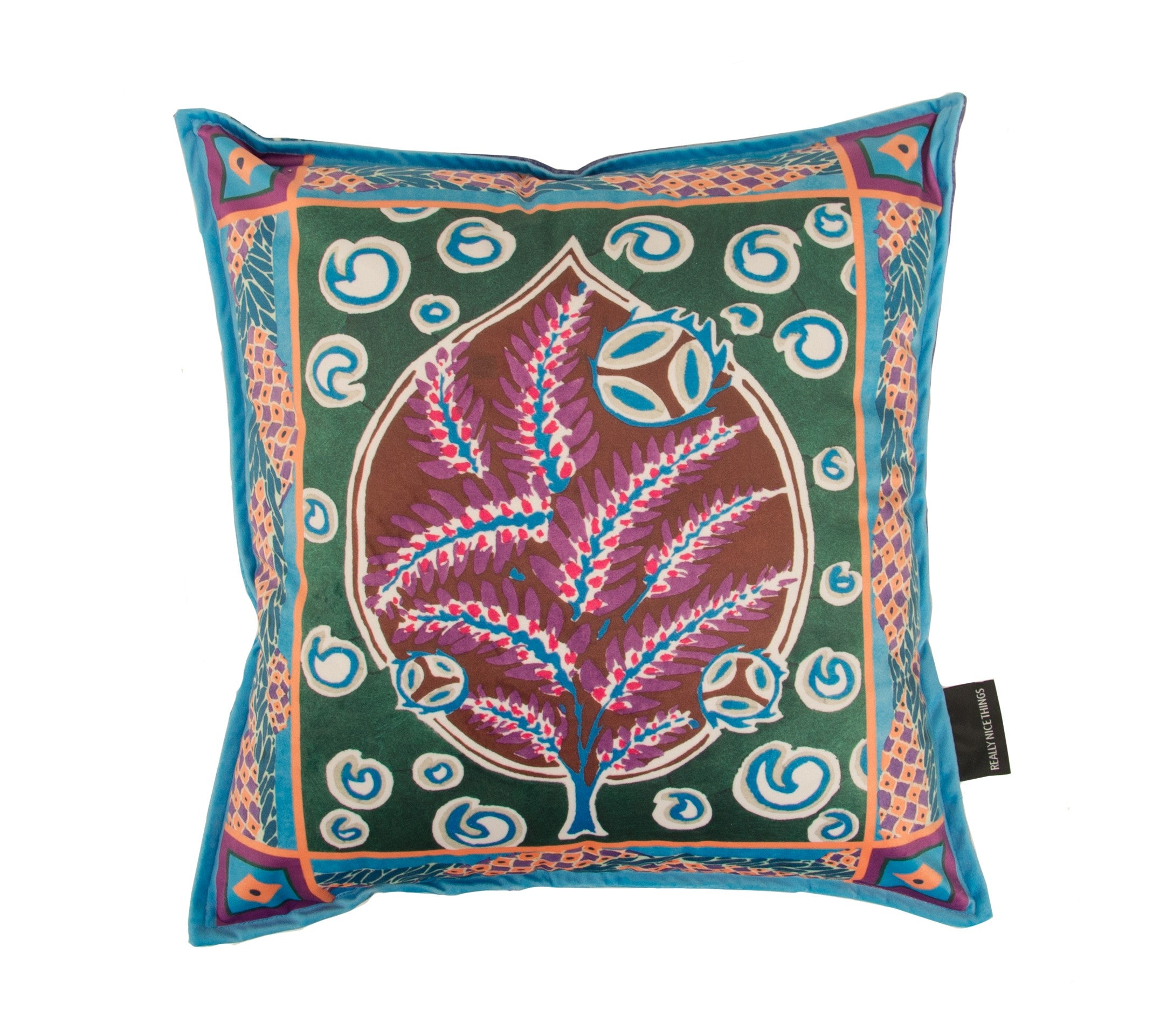 Cojin Terciopelo 45x45 (Folk Garden)