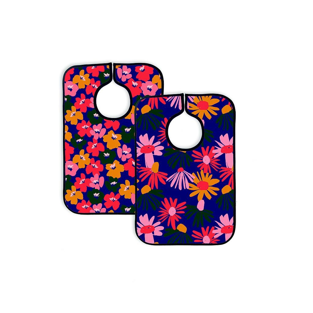 Set 2 Baberos (Flowers)