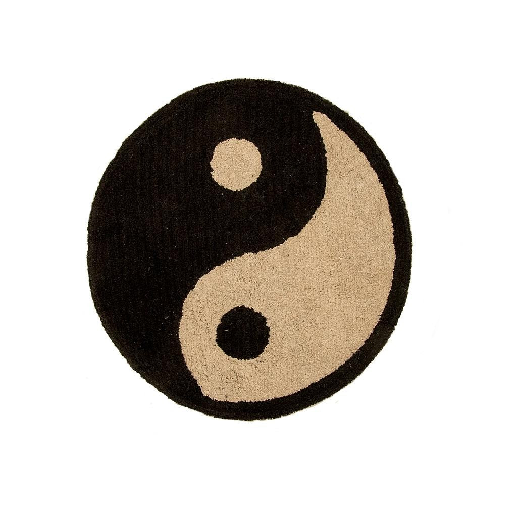 Yin Yang Cotton Rug 90