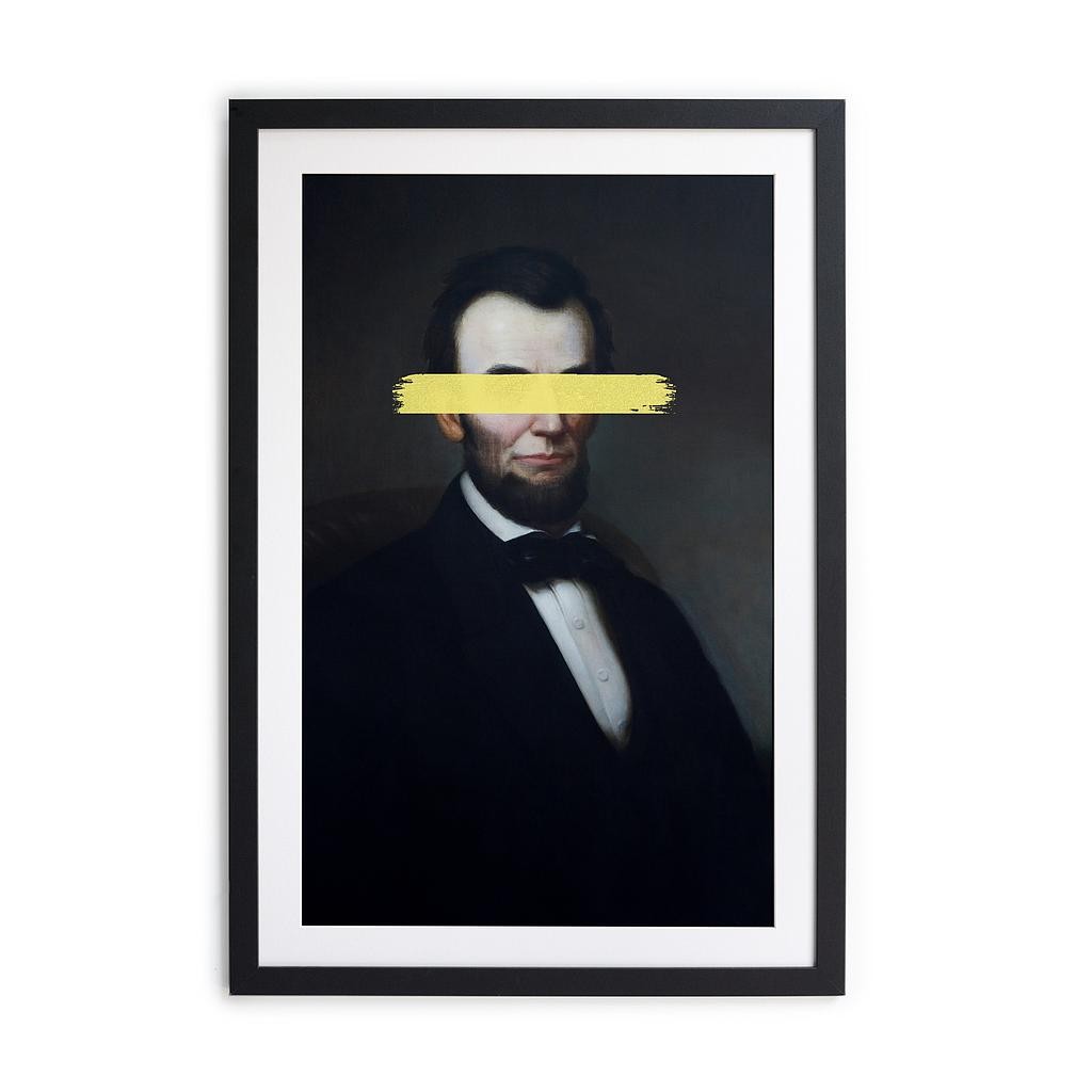 Black Molding Frame 40x30 (Yellow Lincoln)