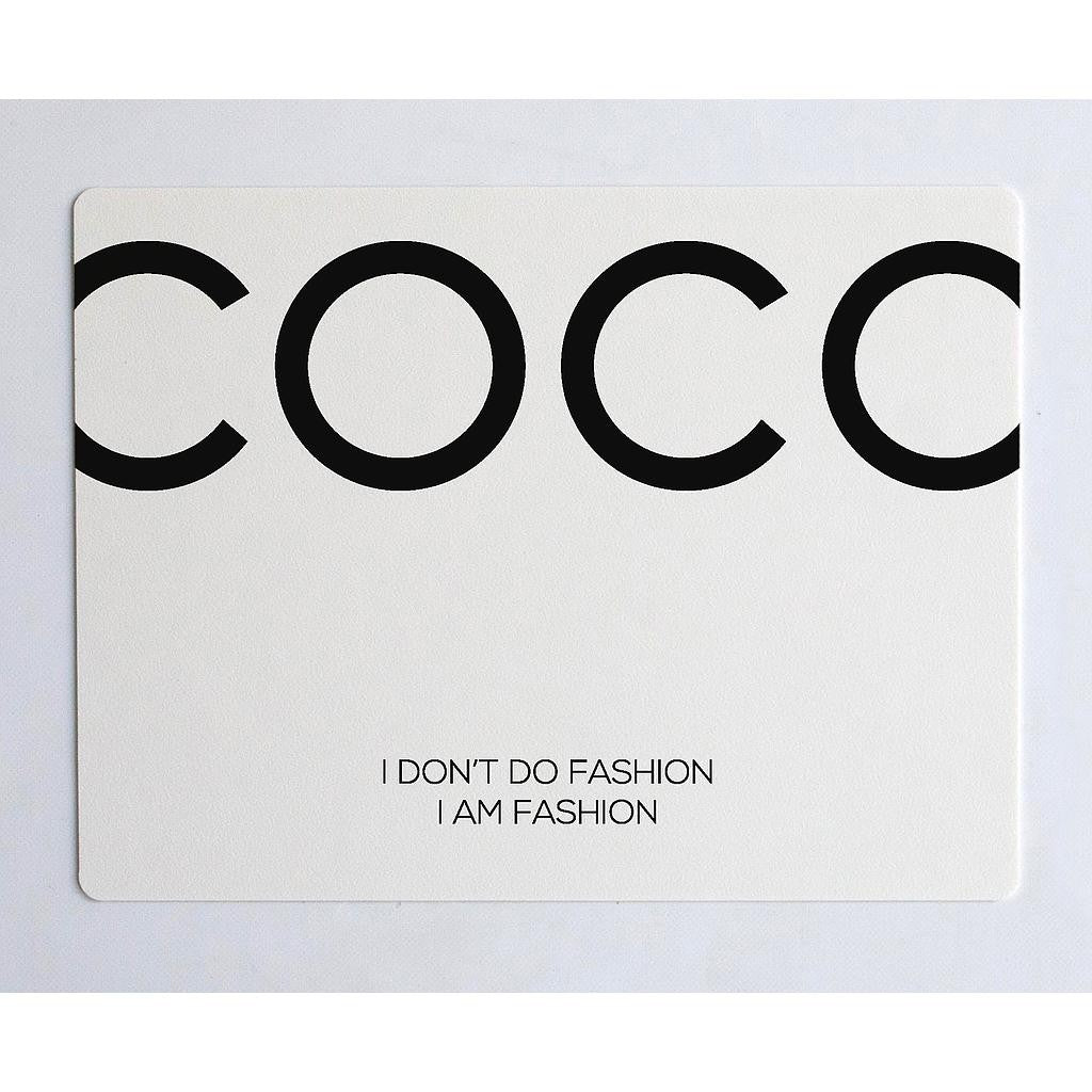 Desk Mat (Coco Chanel)