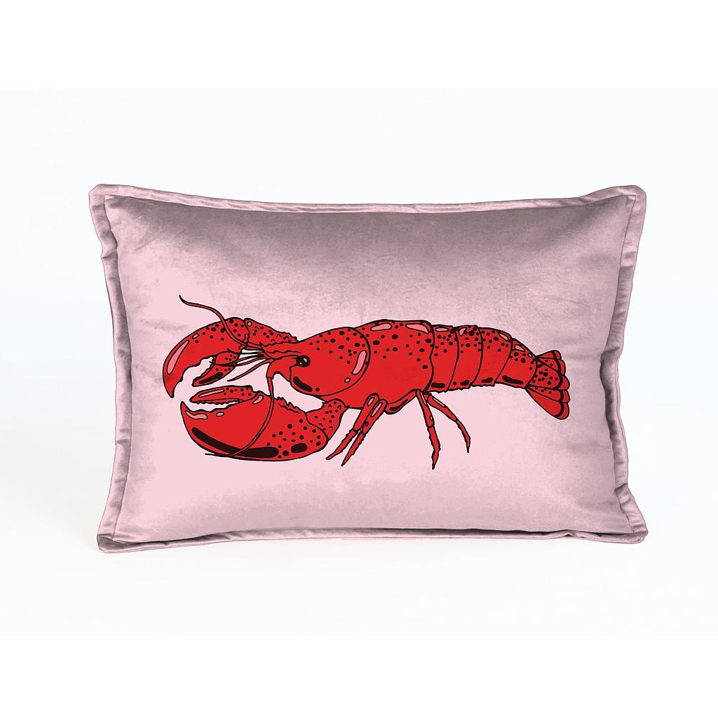 Cojin 50x35 Terciopelo (Lobster)