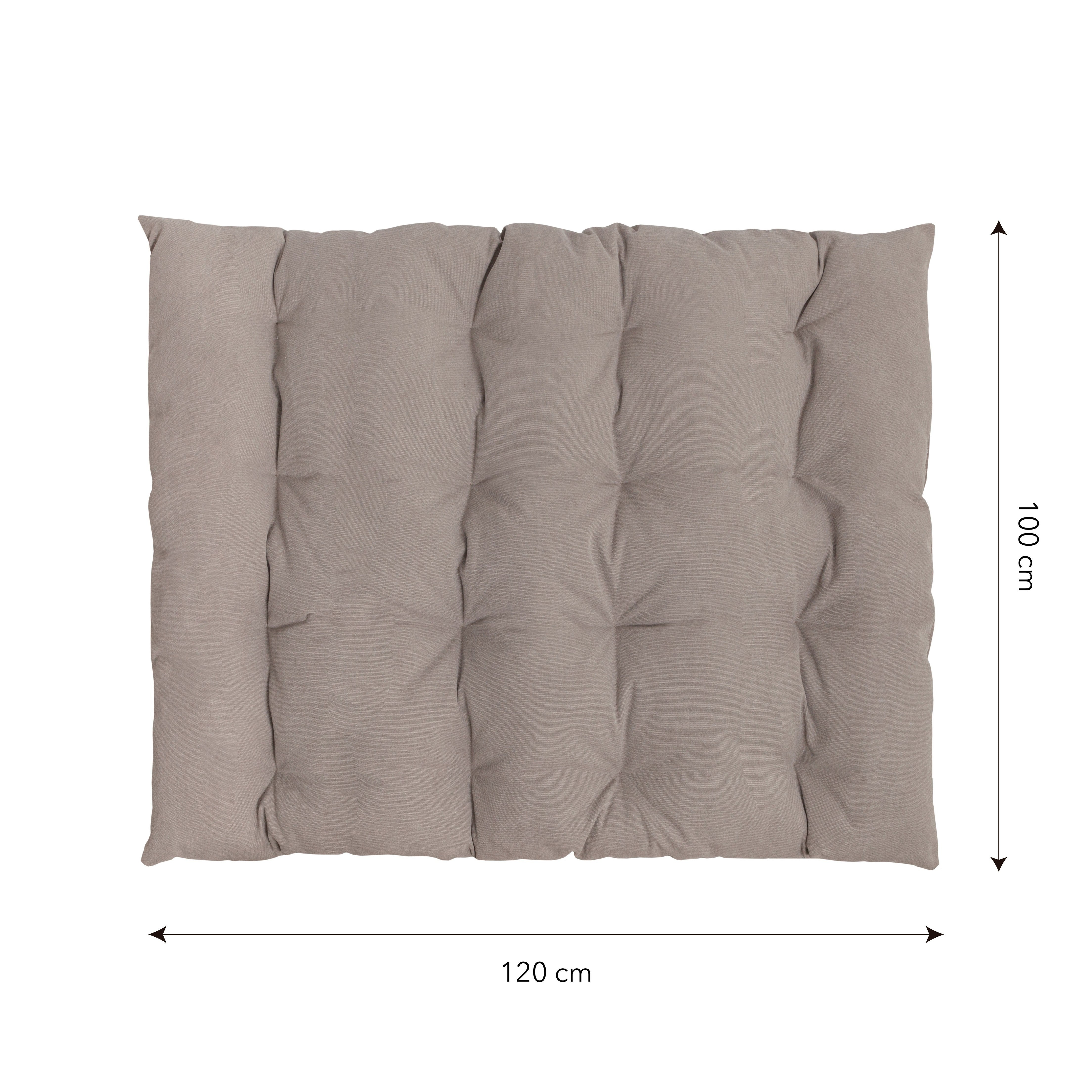 Colchón Futon de suelo taupe