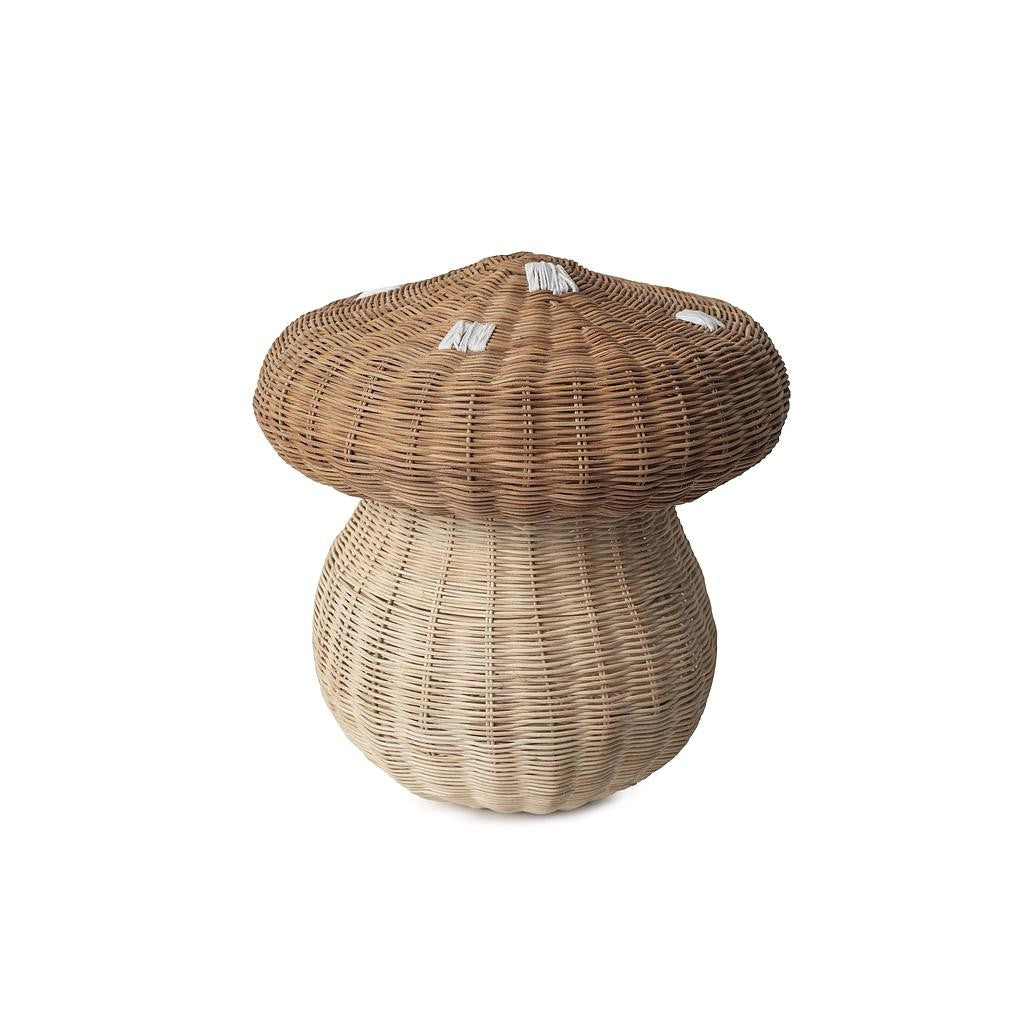 Beige Mushroom Storage Basket