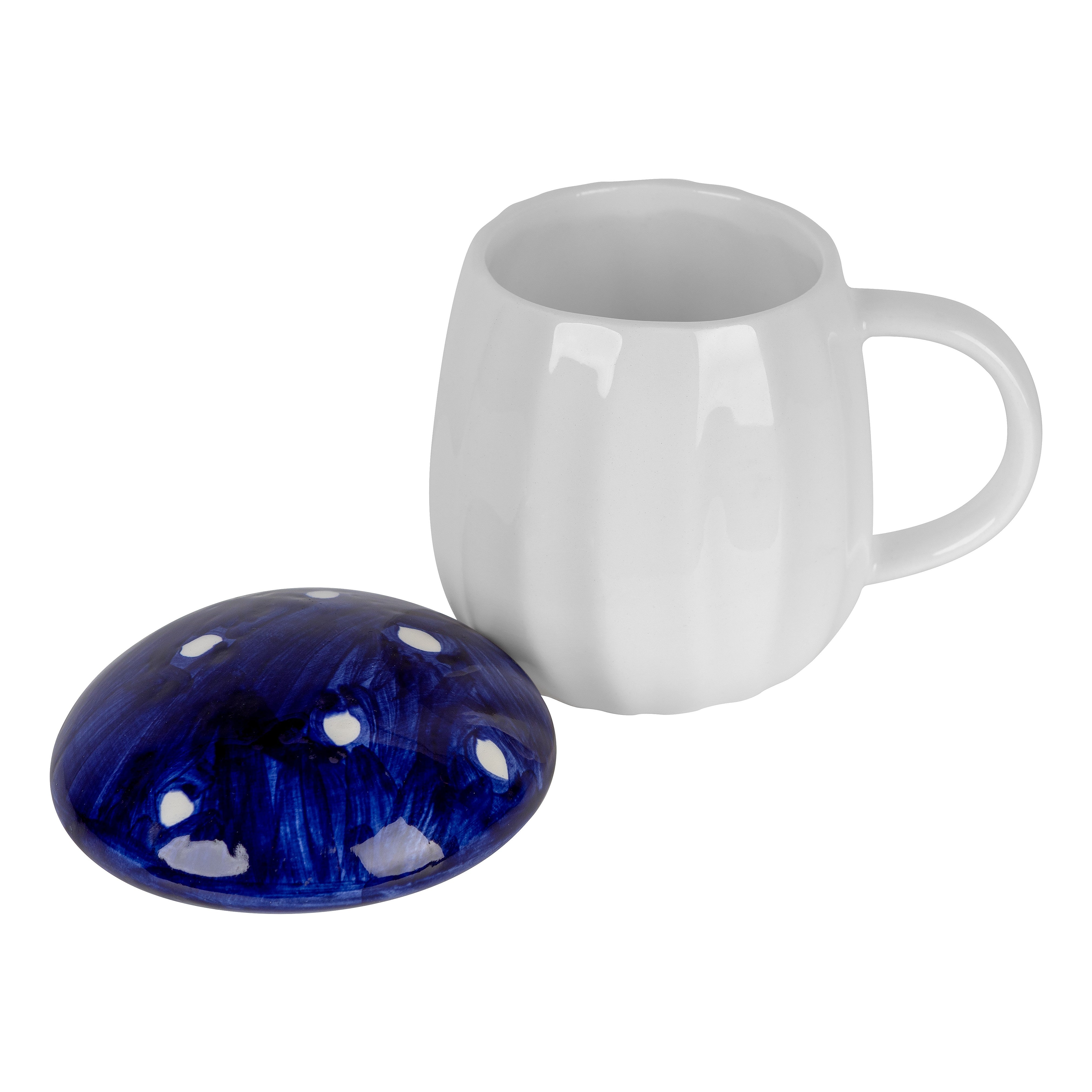 Mushroom Mug Blue