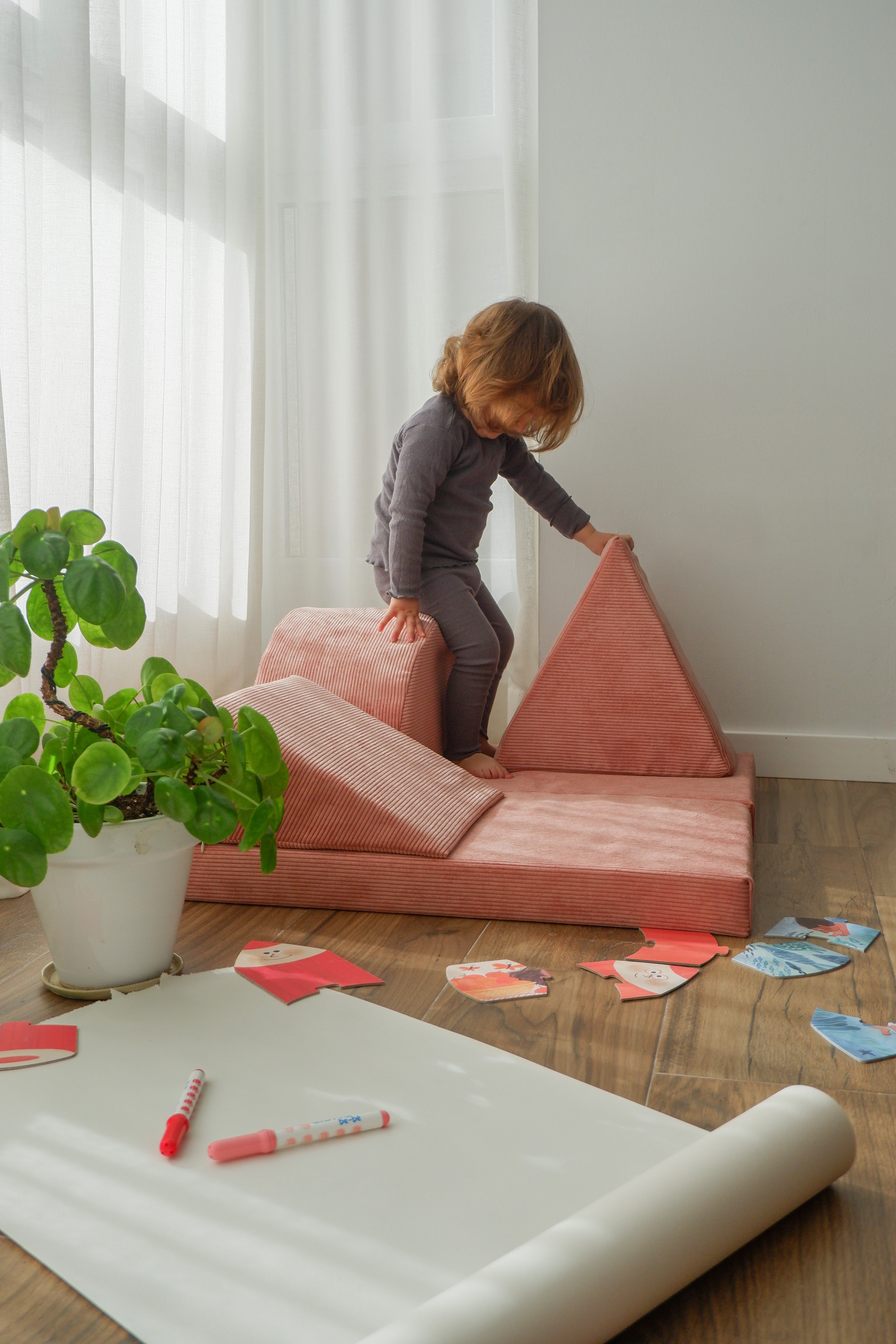 Bloque Psicomotricidad Montessori Arc Pink