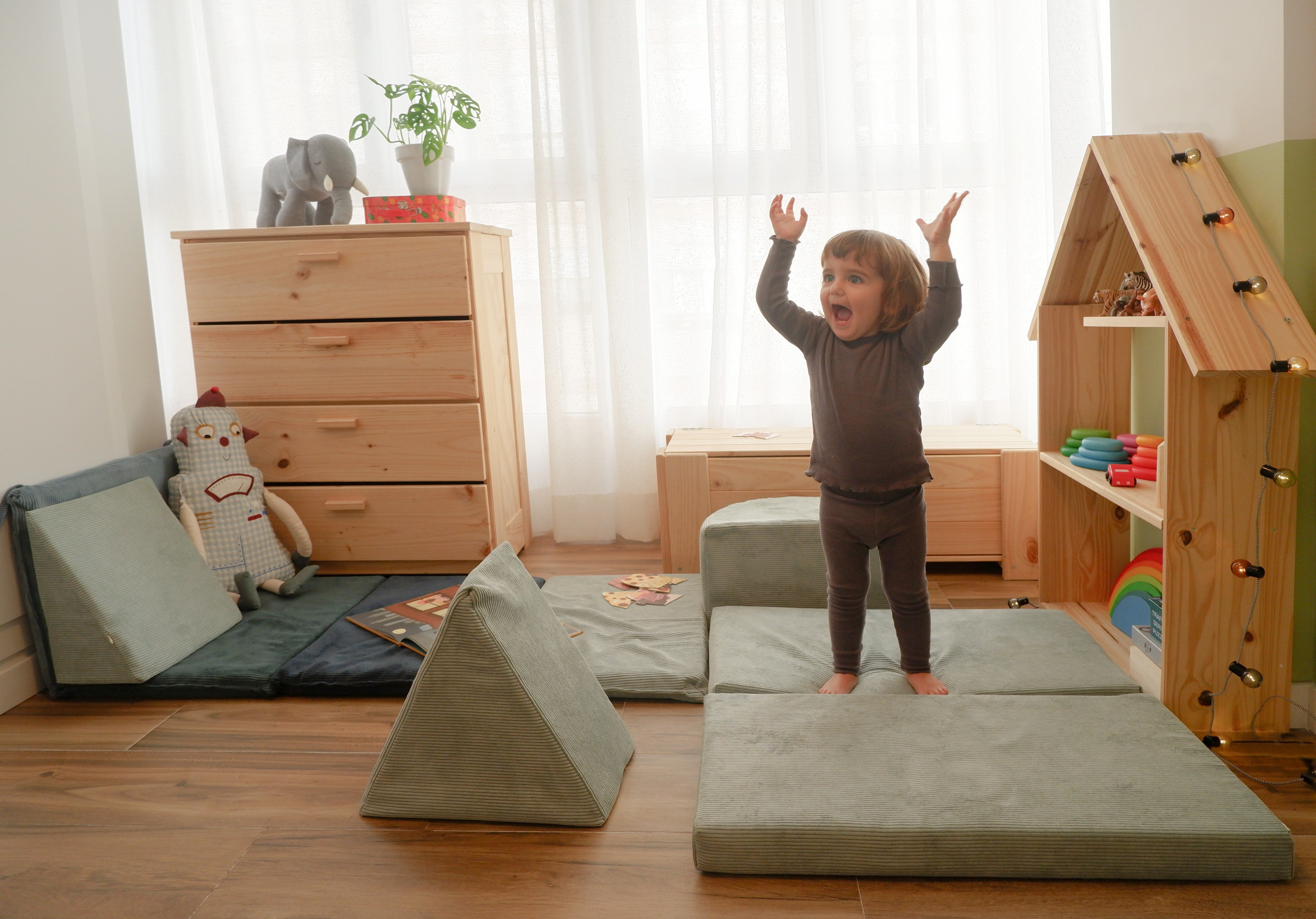 Colchoneta Plegable Estilo Montessori (Moonrise)