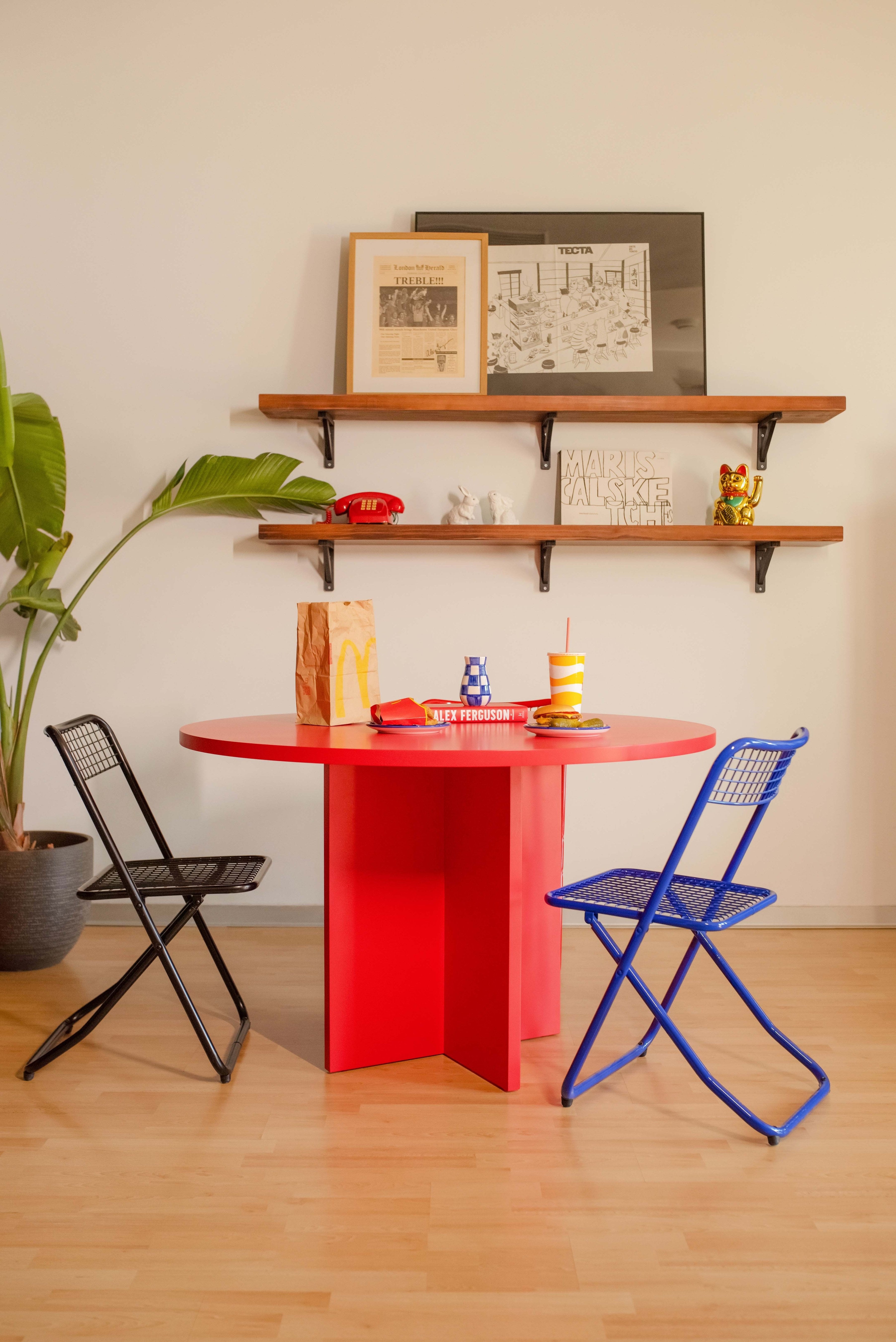 Mesa redonda comedor Matilda Flame 120