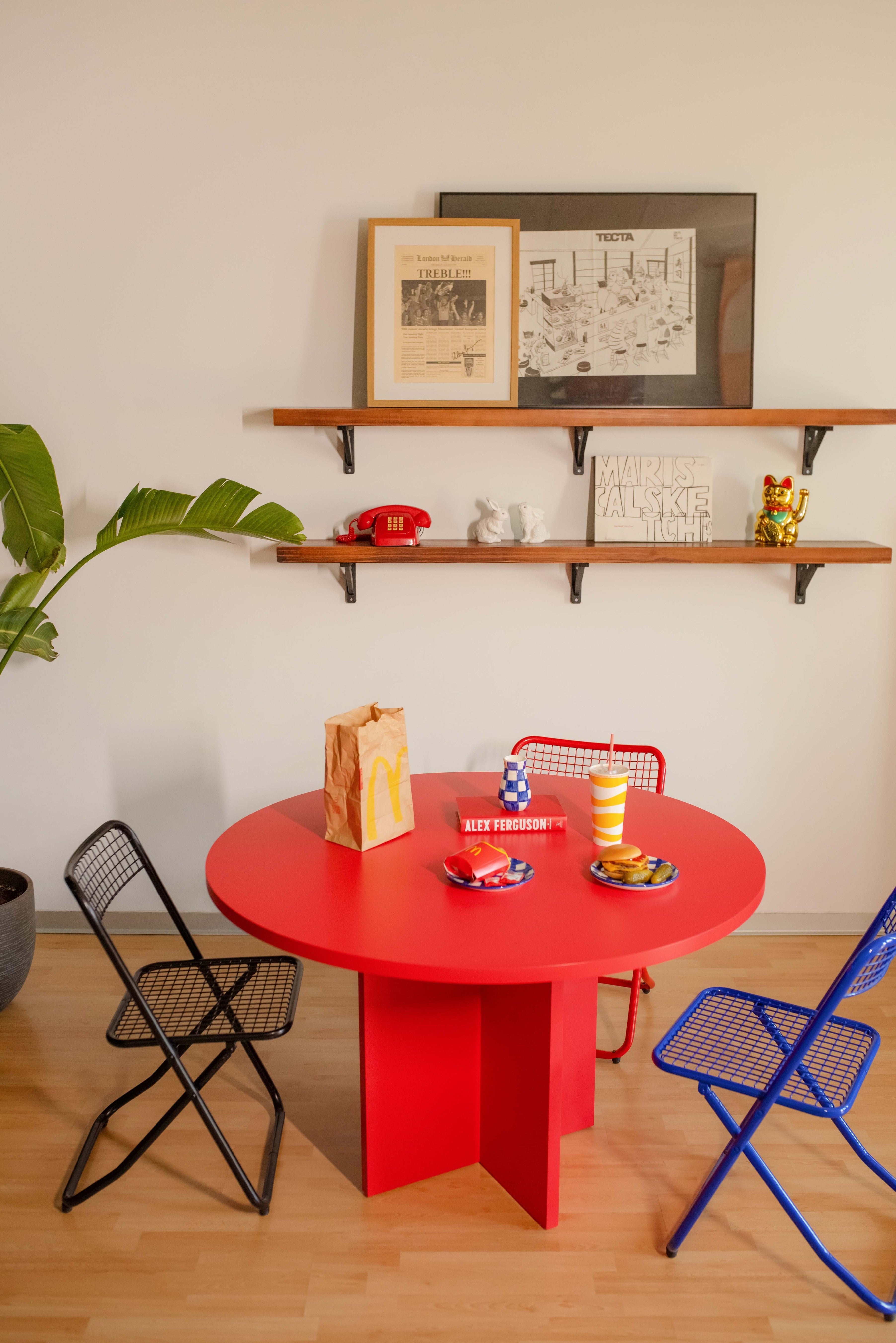 Mesa redonda comedor Matilda Flame 120