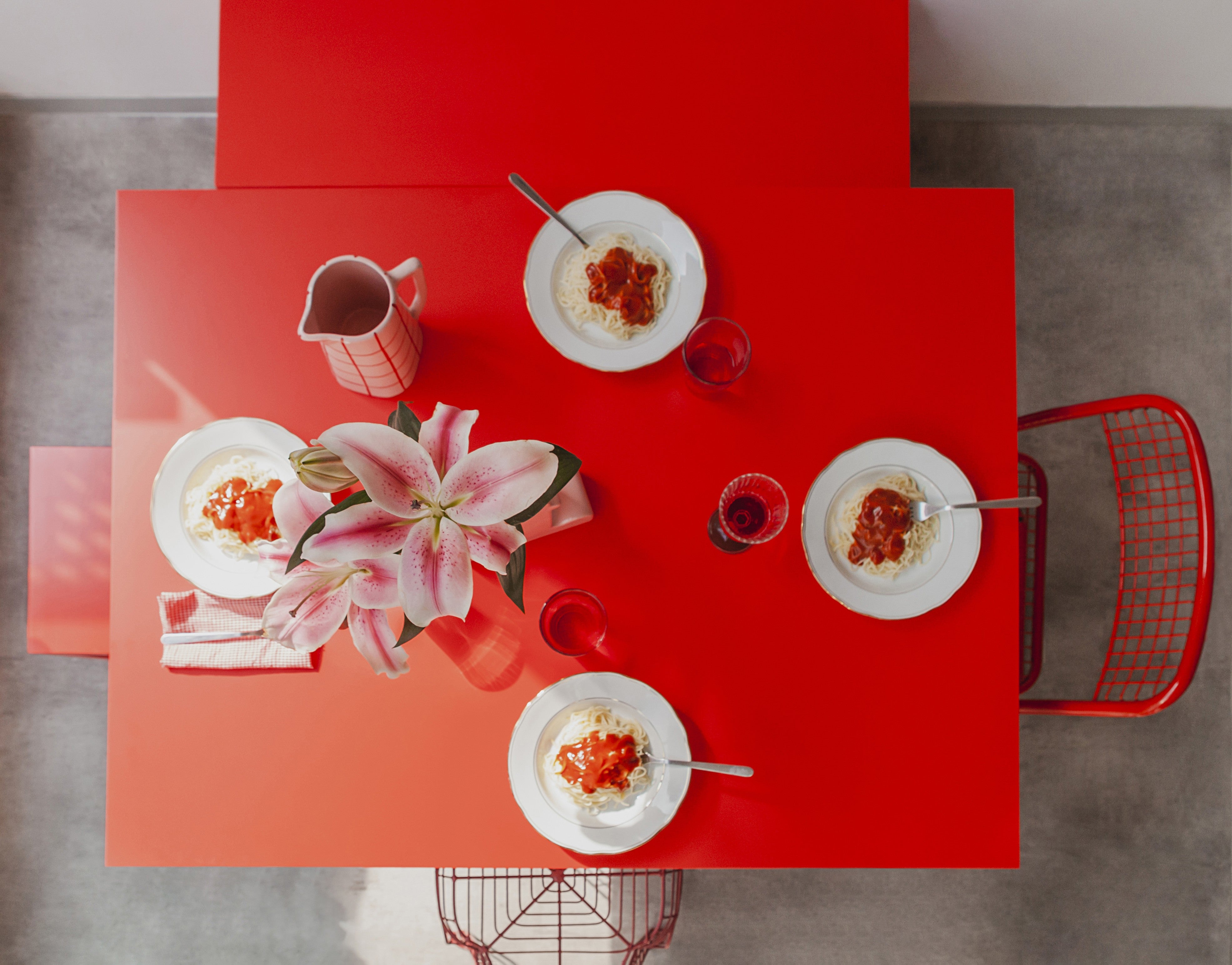 Mesa de comedor rectangular Matilda Flame 120x90