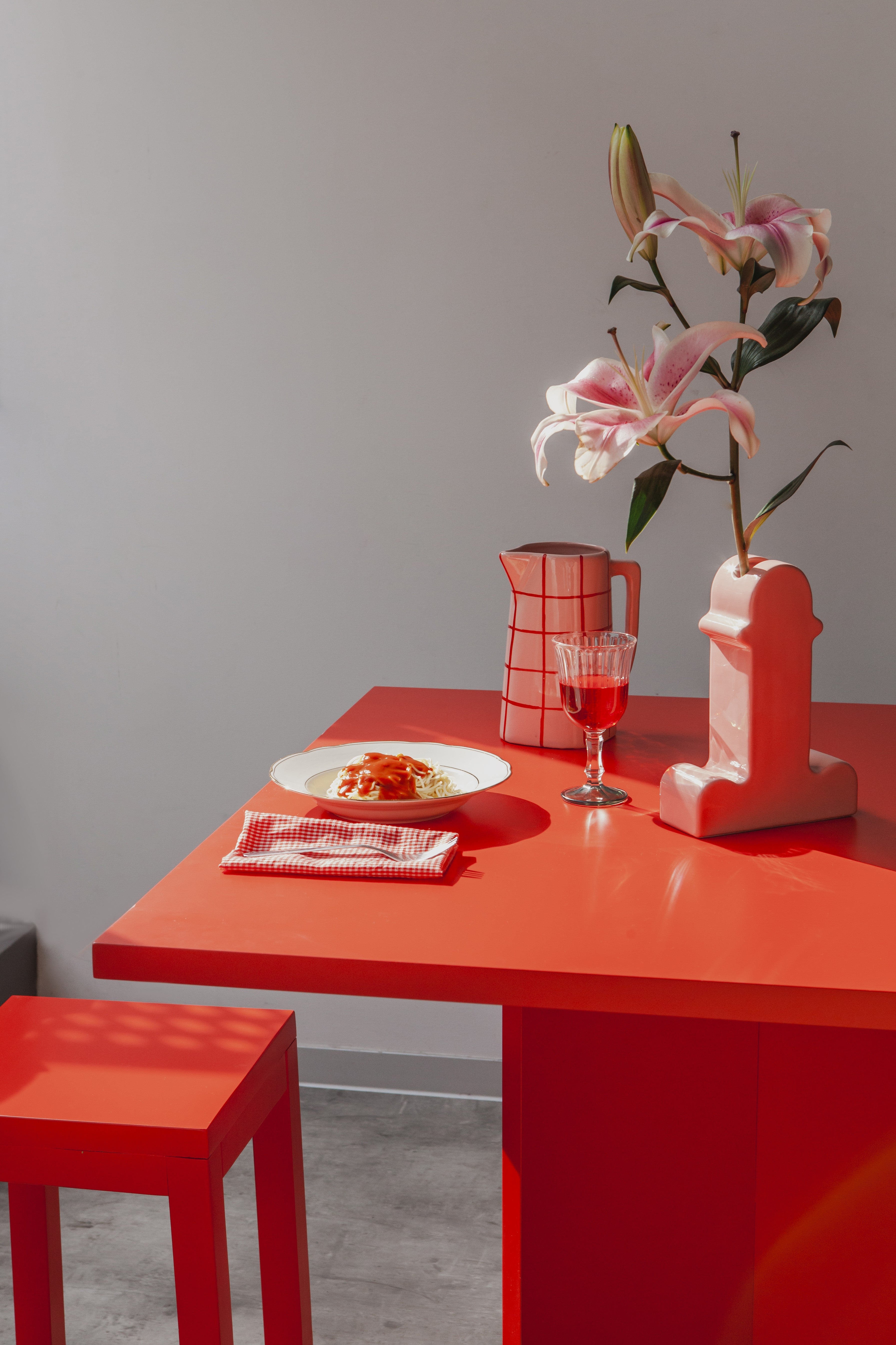 Mesa de comedor rectangular Matilda Flame 120x90
