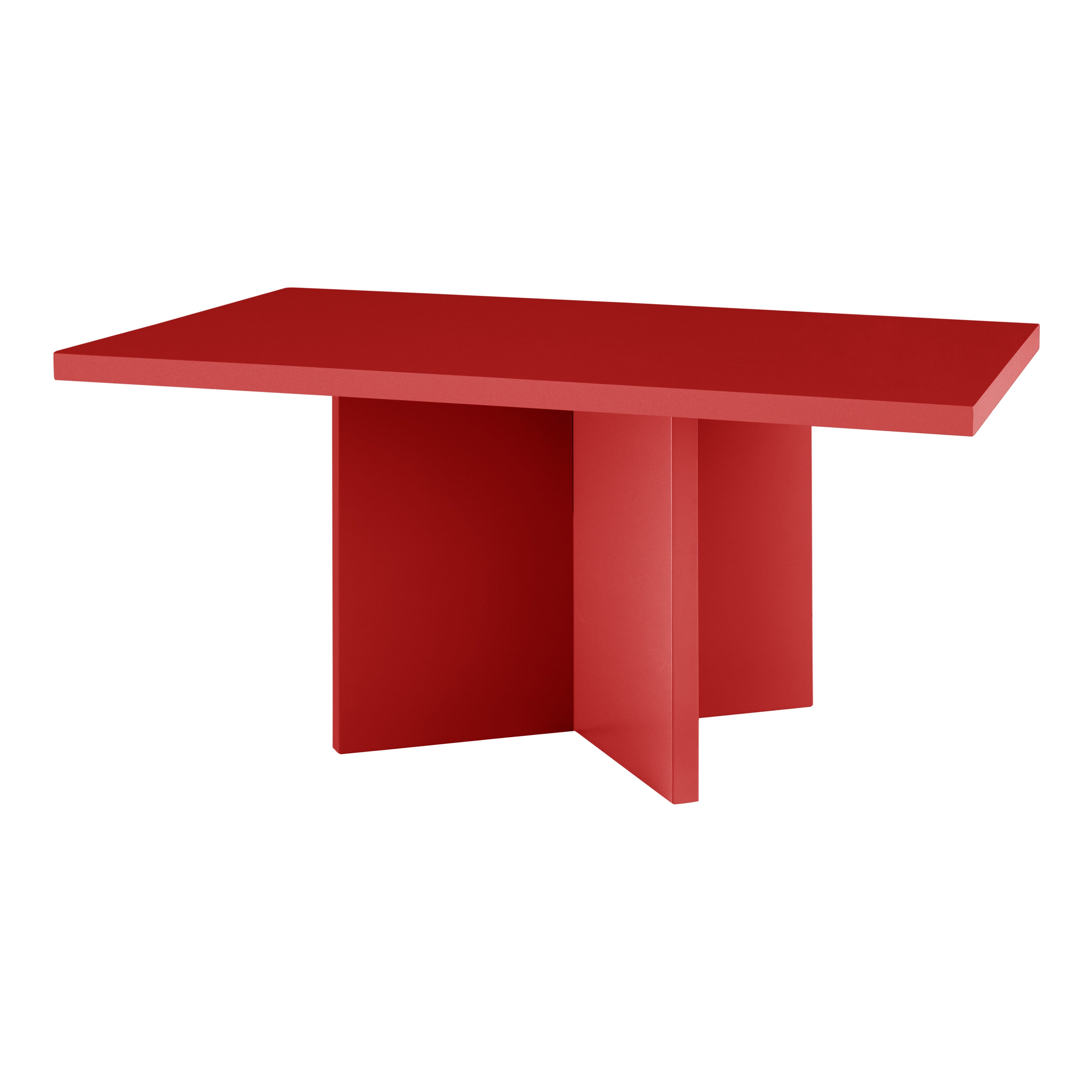 Mesa baja rectangular Charla Flame 100x60