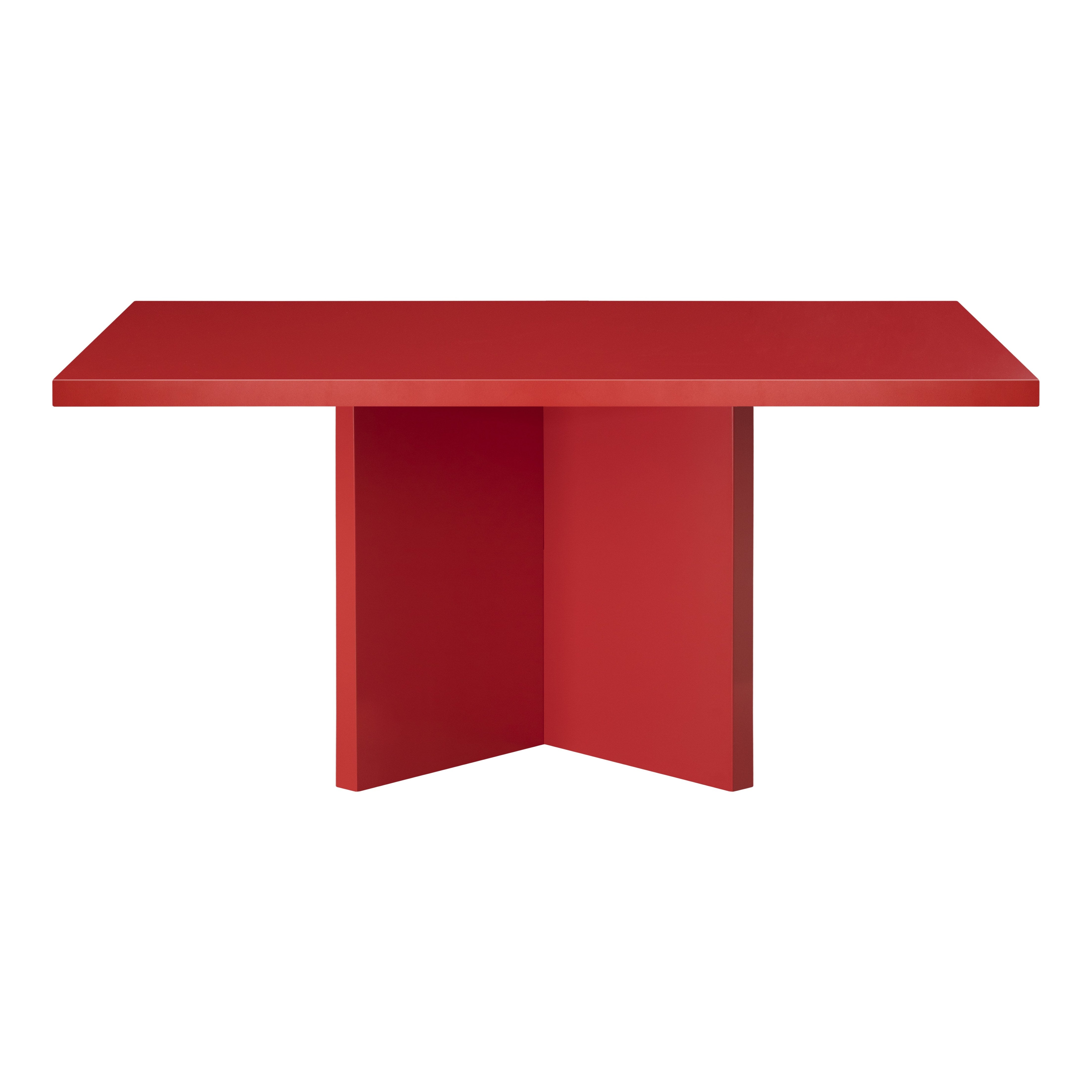 Mesa baja rectangular Charla Flame 100x60