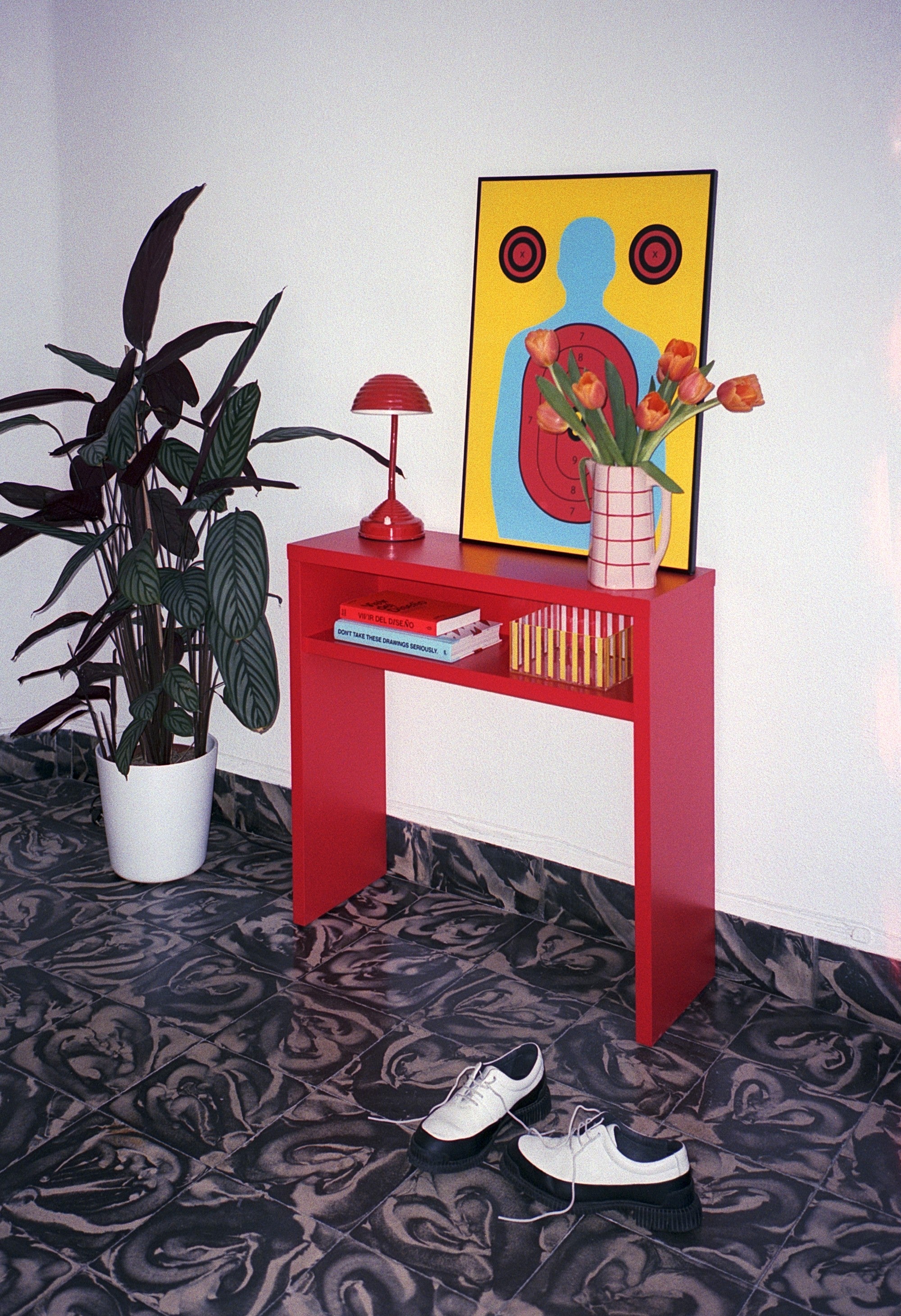 Consola Geraldine Flame