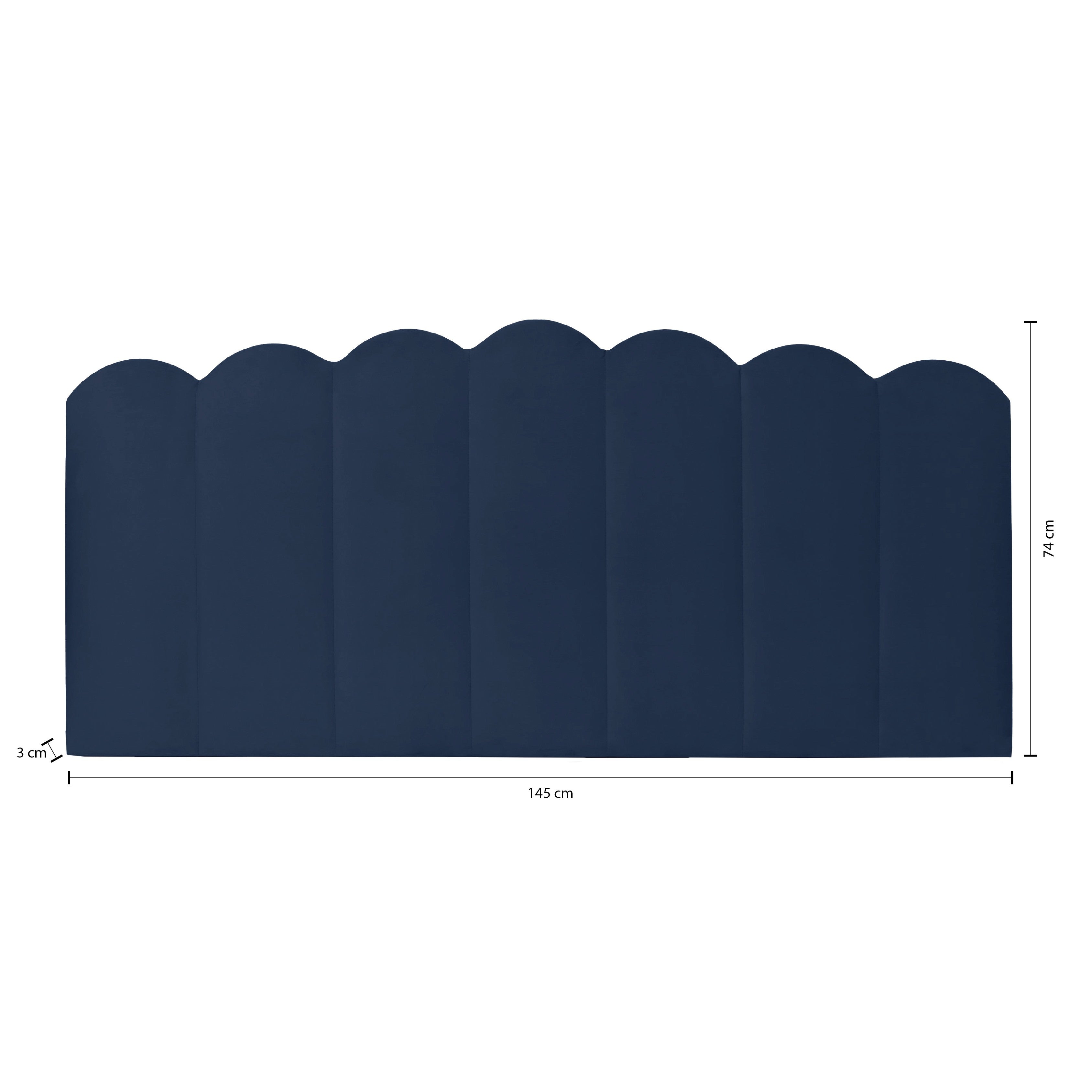 Cabecero Shell 135 Blue