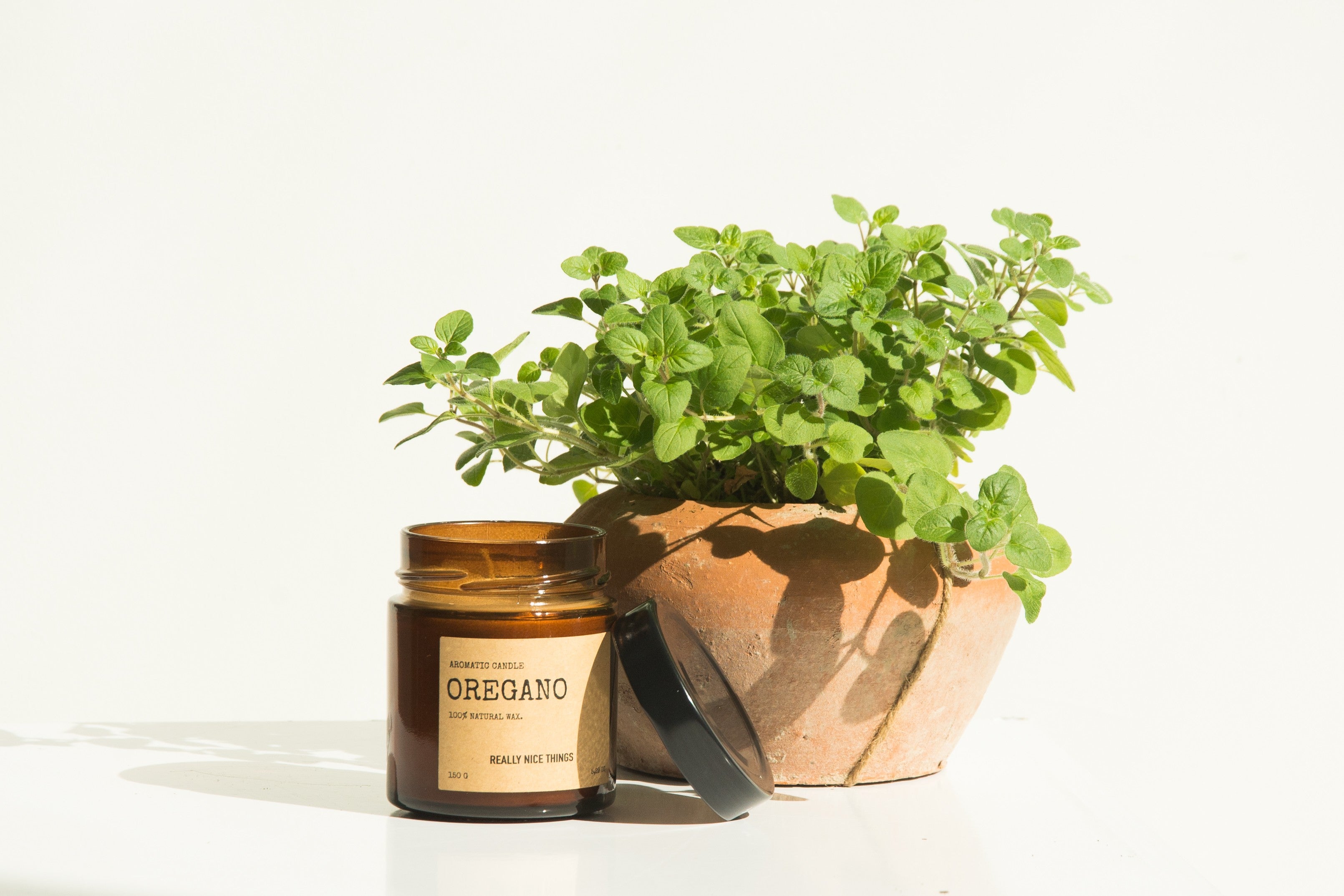 Tomato Leaf & Oregano Candle Set