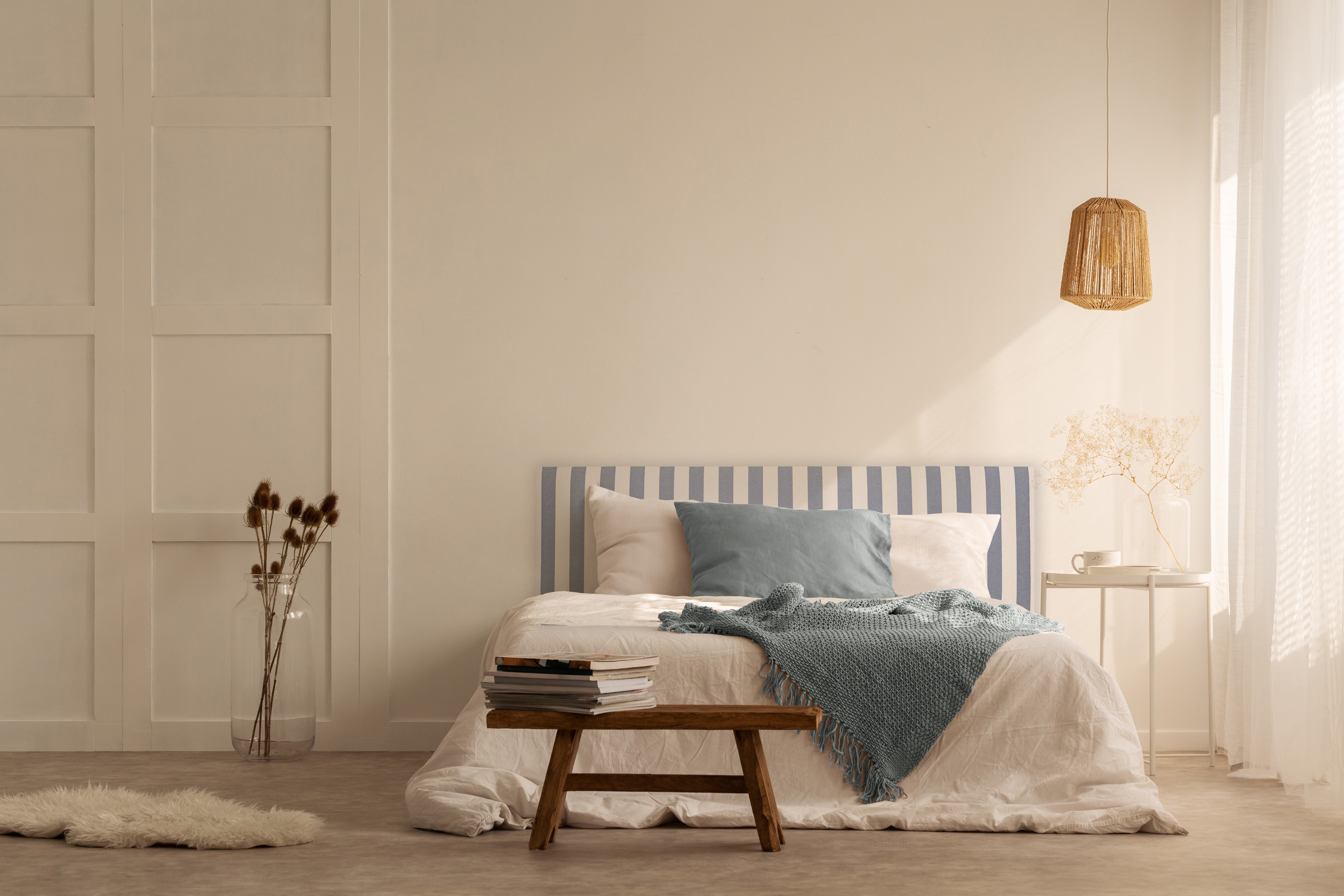 Cabecero Billie 150 Stripes Azul