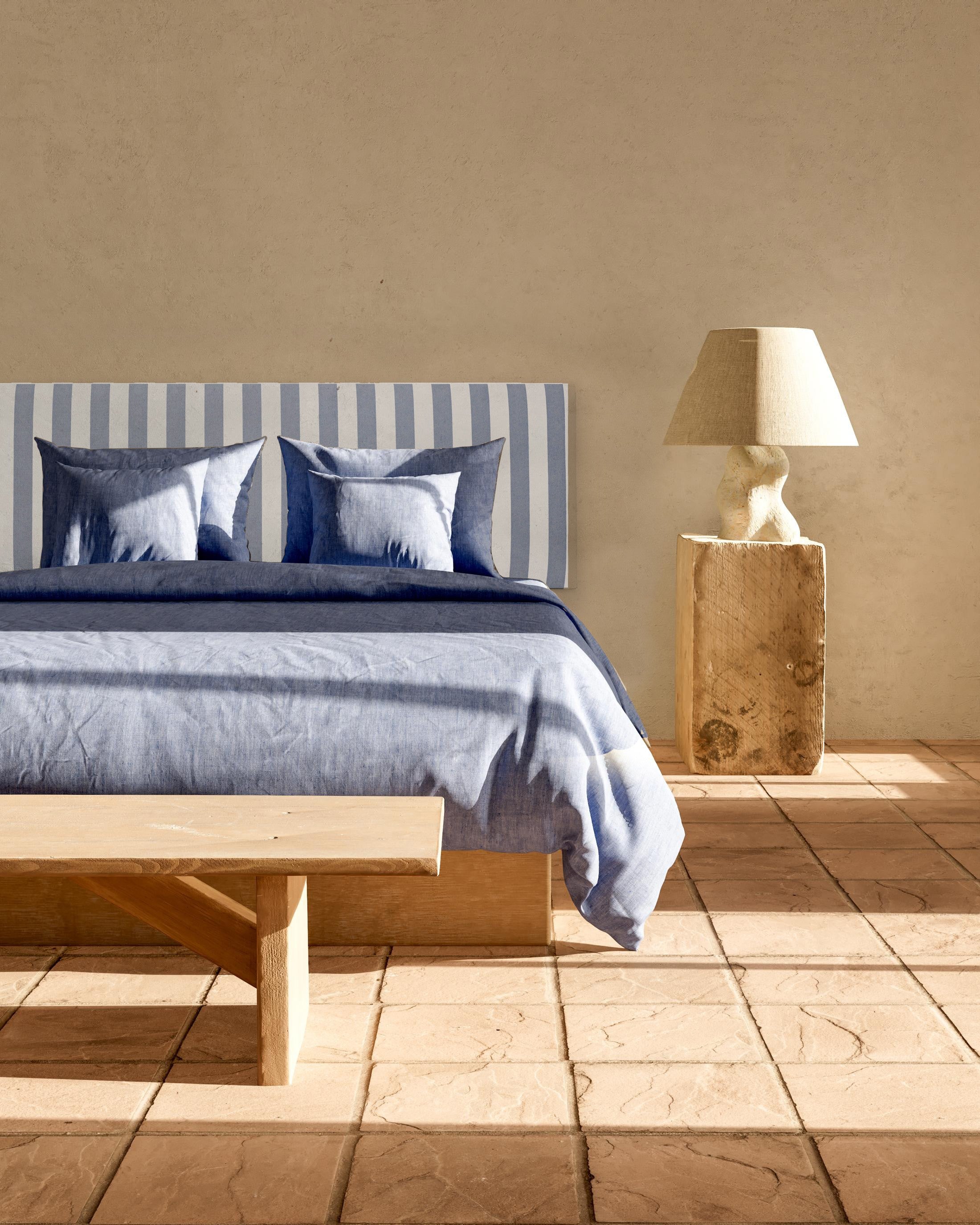 Cabecero Billie 150 Stripes Azul