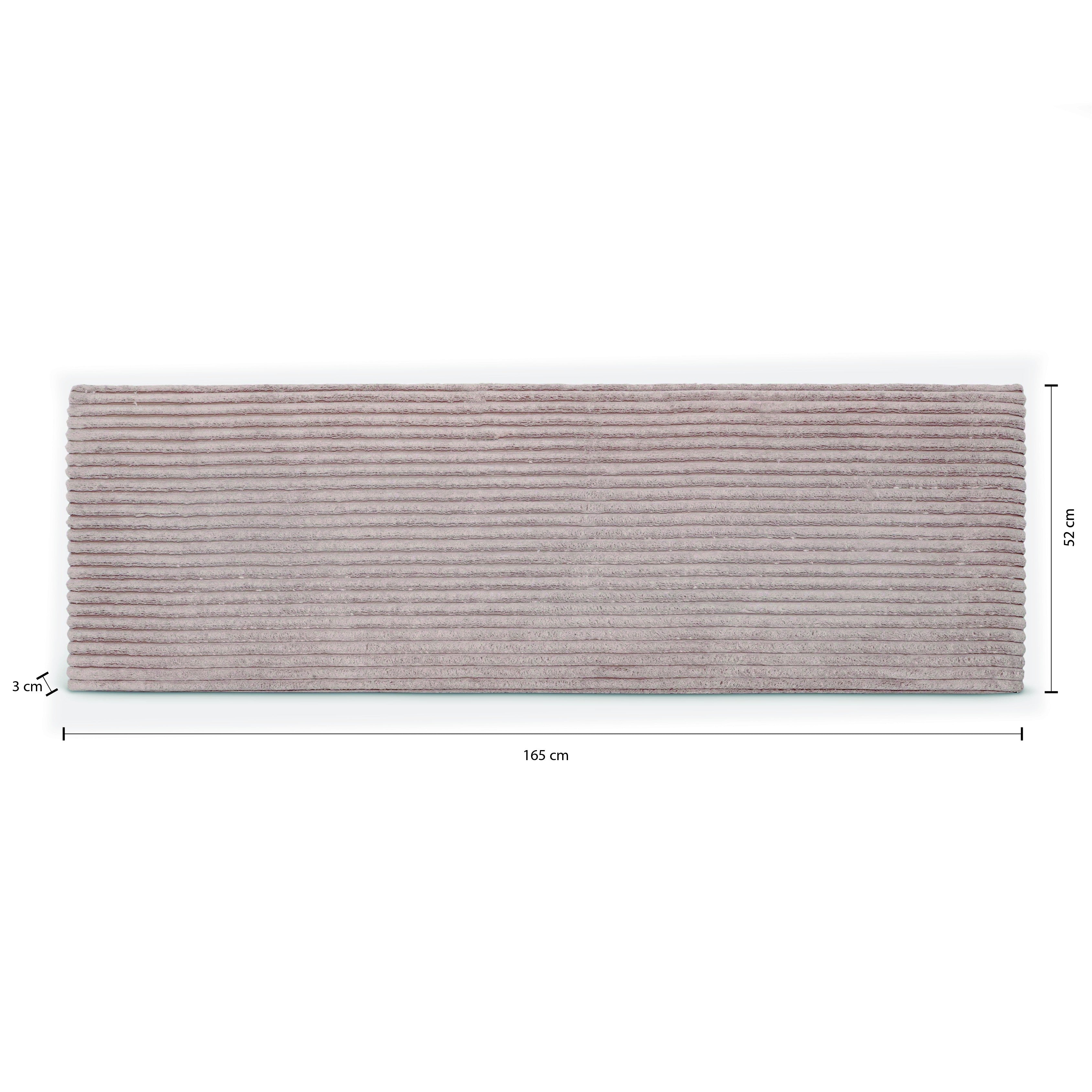 Cabecero 150 Pana XL Gris