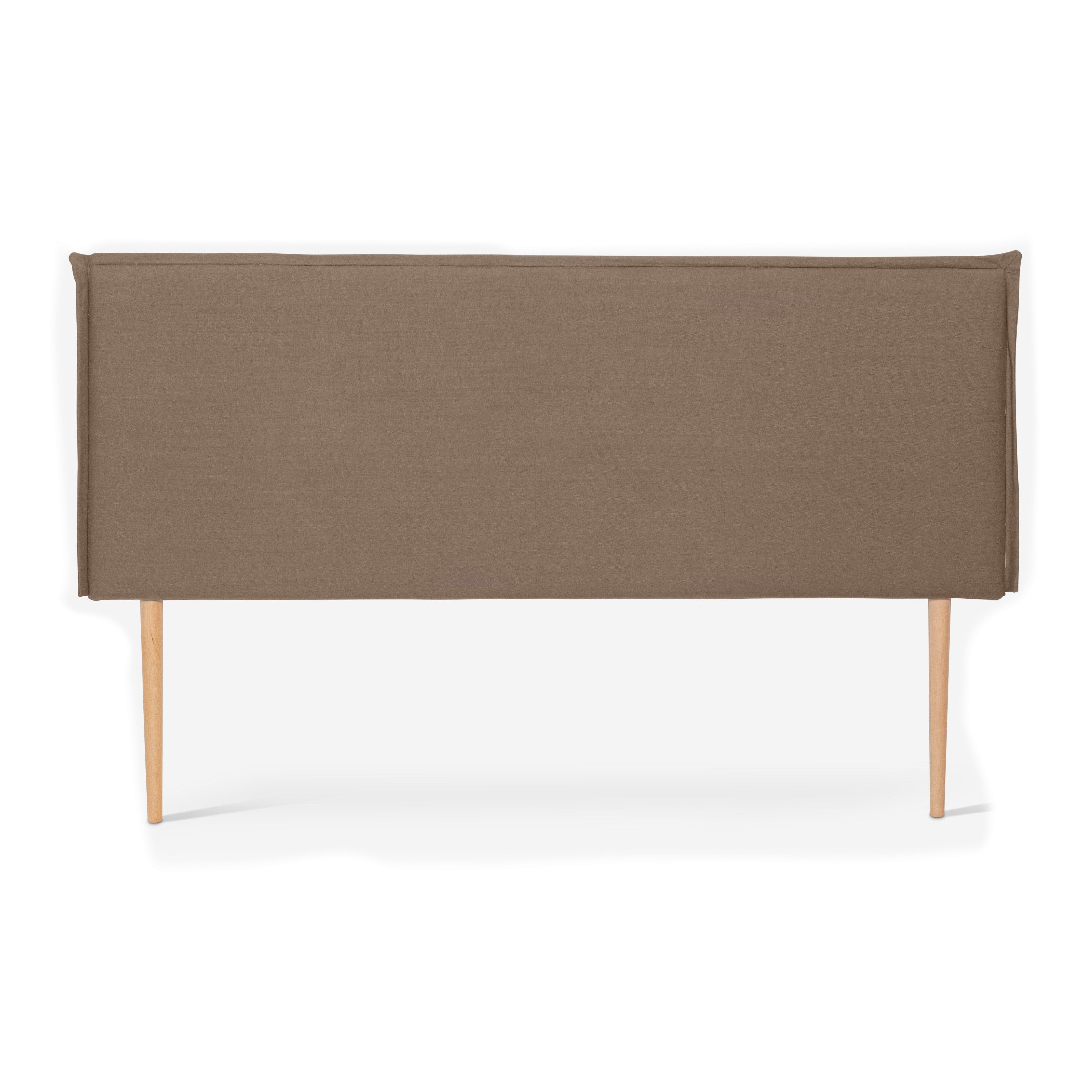 Cabecero tapizado lino 150 Edmond Marron