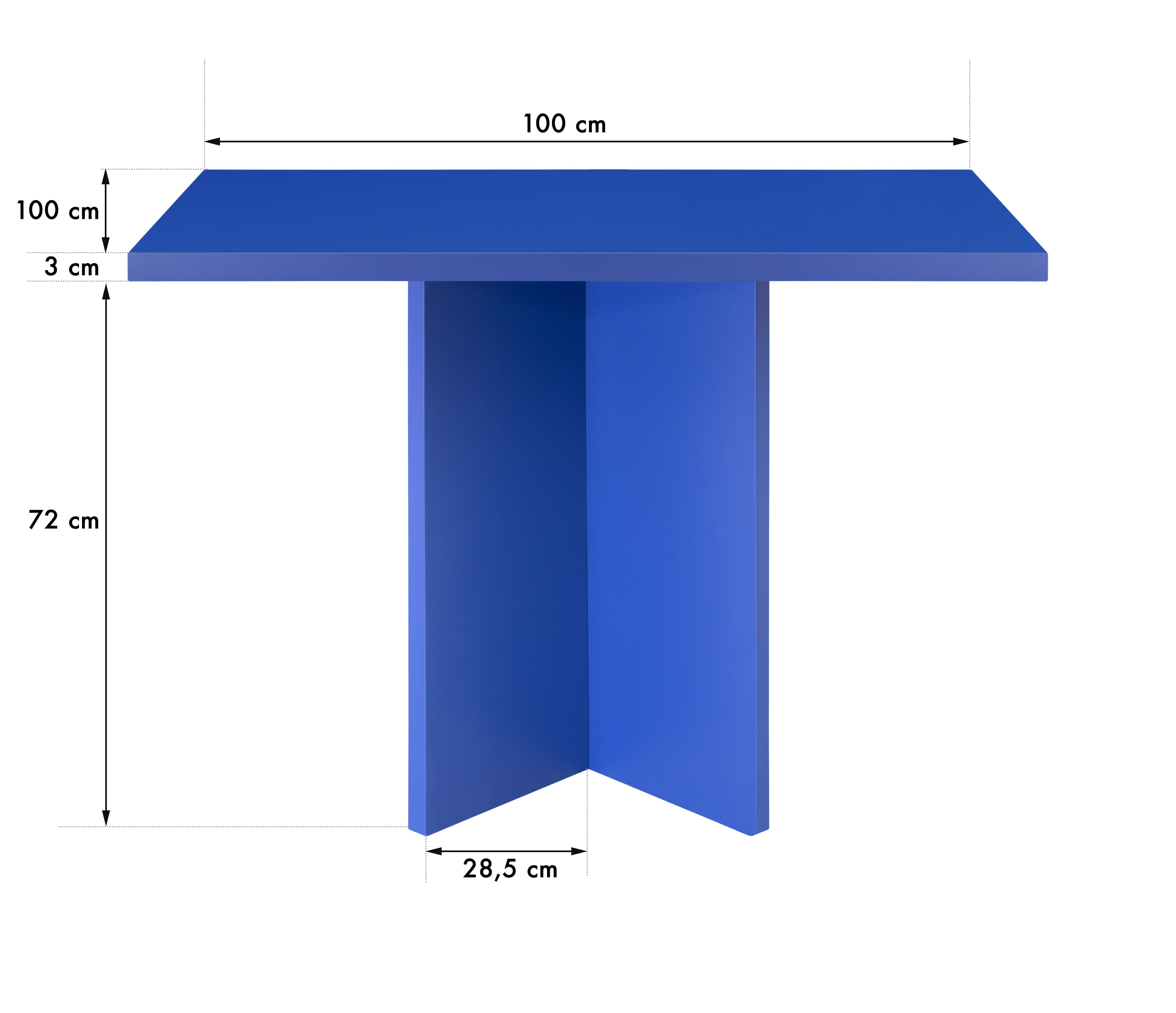 Mesa de comedor cuadrada Matilda Pruss 100x100